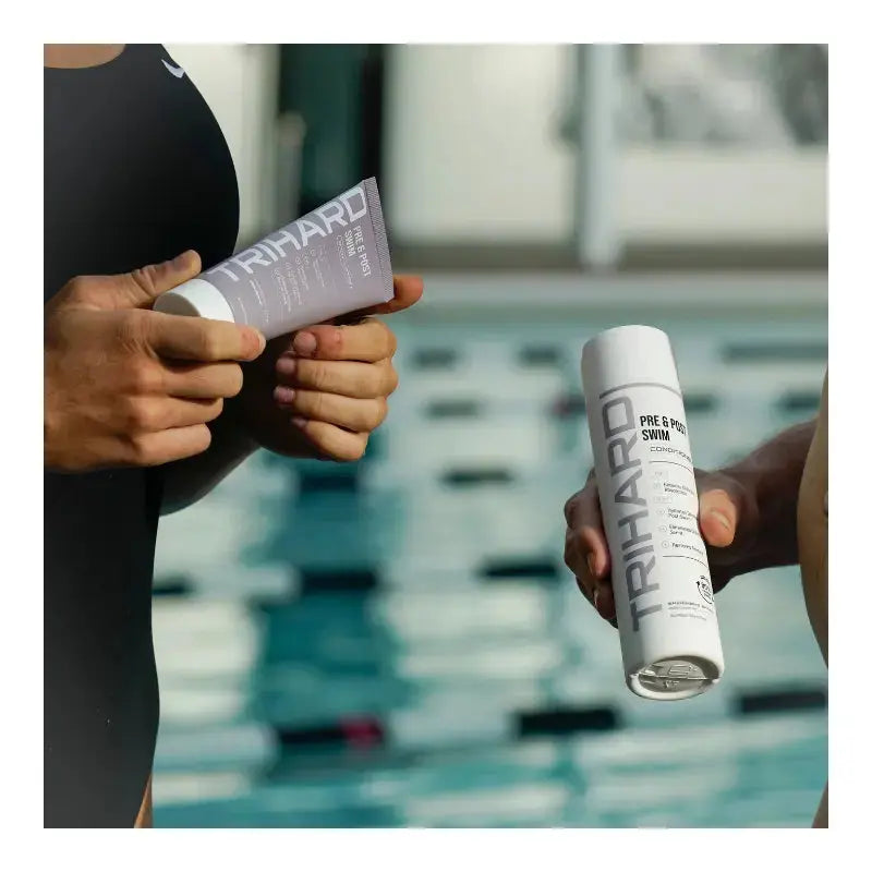 Swimmer Essential Skincare Kit for Men & Women - Pre & Post Swim Moisturizing Lotion, Chlorine Protection Cream & Body Wash Set - Perfect for Pool, Beach & Water Sports Enthusiasts