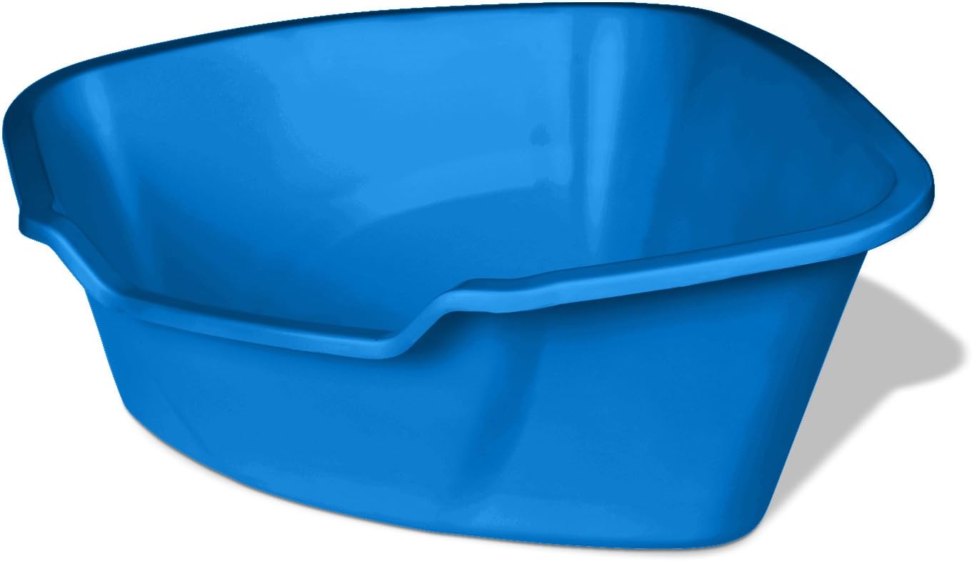 Van Ness Corner High-Sided Cat Litter Box - Large Anti-Splash Litter Pan for Cats with Hooded Design - Perfect for Small Spaces & Multi-Cat Homes