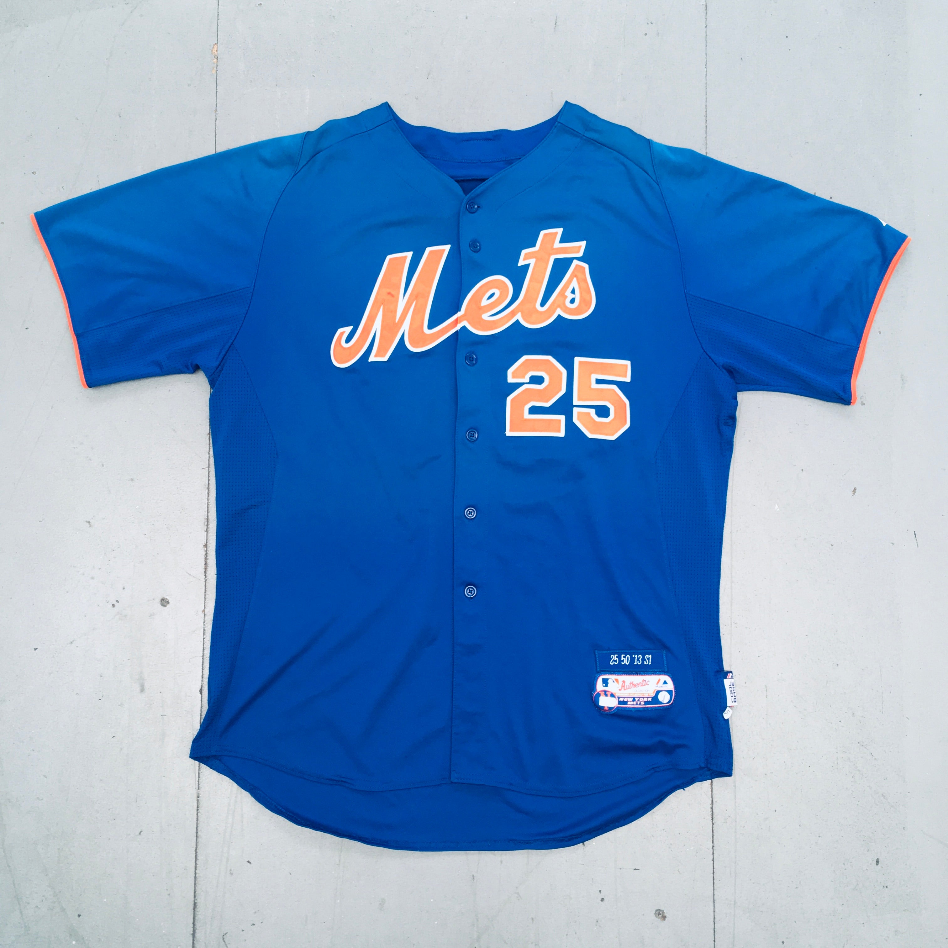Authentic New York Mets Ricky Bones 2013 Game-Worn Jersey (Size XL) - Perfect for Baseball Fans, Collectors & Game Day Outfits