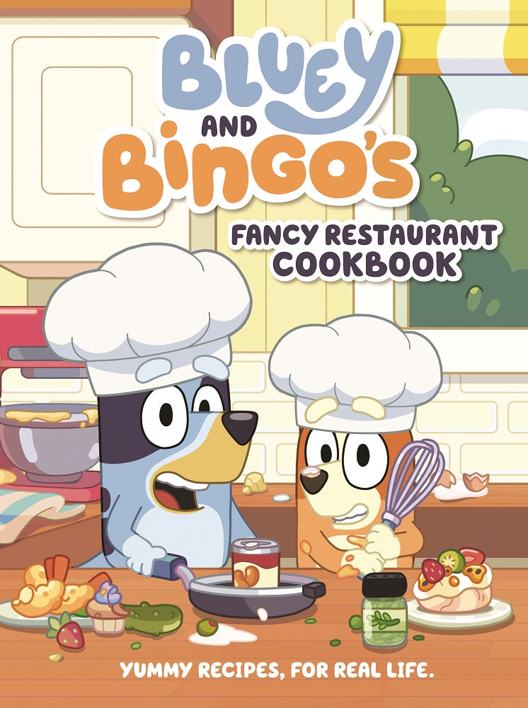 Bluey's Fancy Restaurant Cookbook: Spiral-Bound Recipe Collection for Kids - Fun Family Cooking & Pretend Play Activities