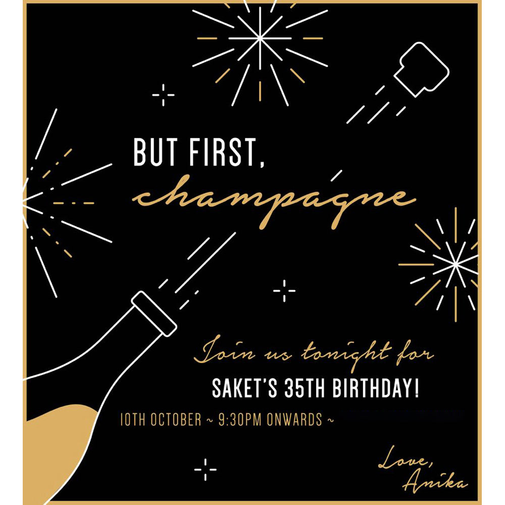 Custom Birthday E-Invitations | Digital Party Invites for Kids & Adults | Perfect for Online Celebrations & Virtual Events