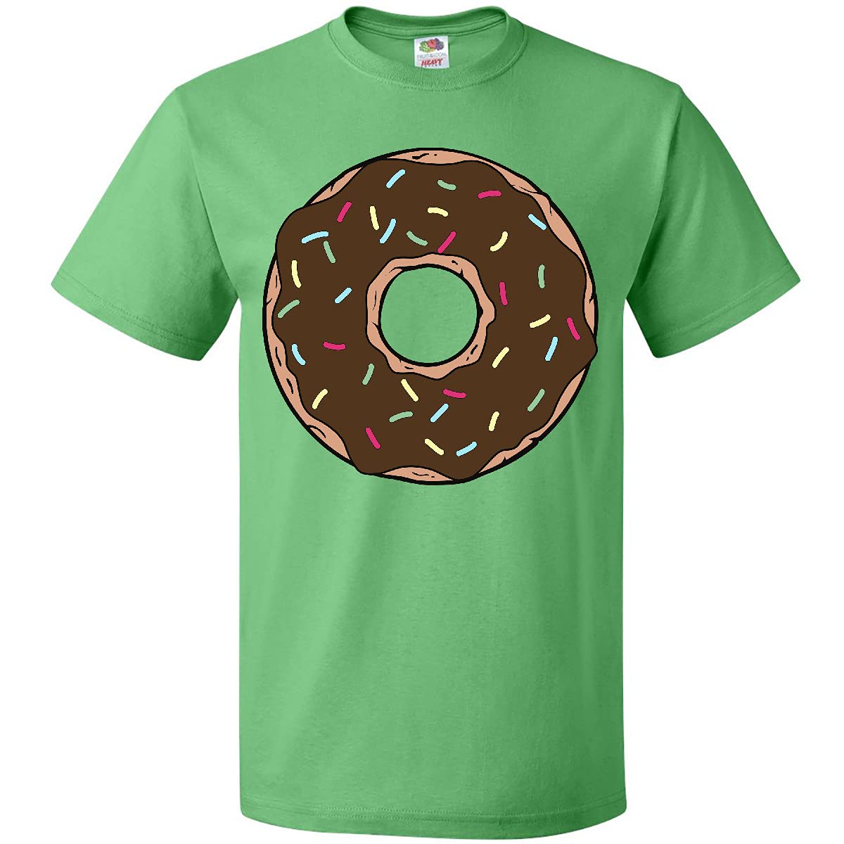 Inktastic Chocolate Donut Graphic T-Shirt - Fun Doughnut with Glaze & Sprinkles Design - Perfect for Baking Enthusiasts & Sweet Treat Lovers (Great for Cafes, Bakeries & Casual Wear)