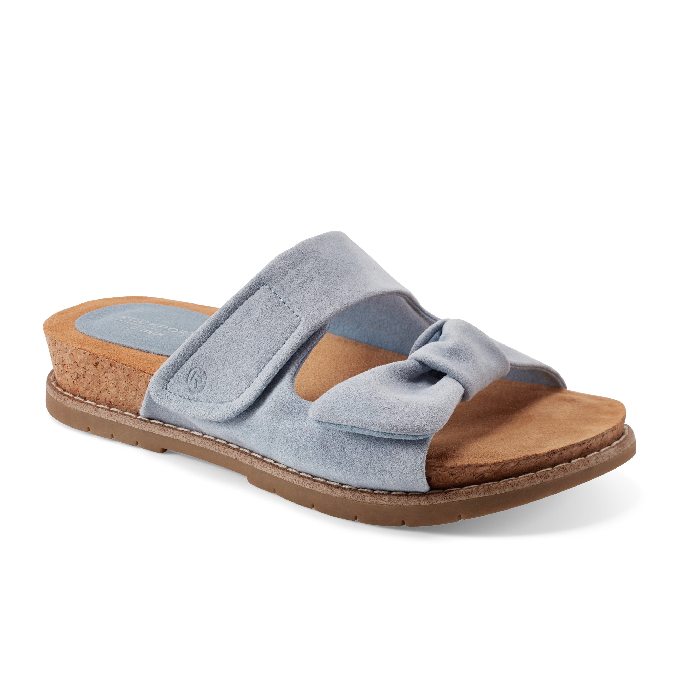 Zova Women's Slip-On Open Toe Flat Sandals - Comfortable Casual Summer Shoes for Beach, Walking & Outdoor Activities