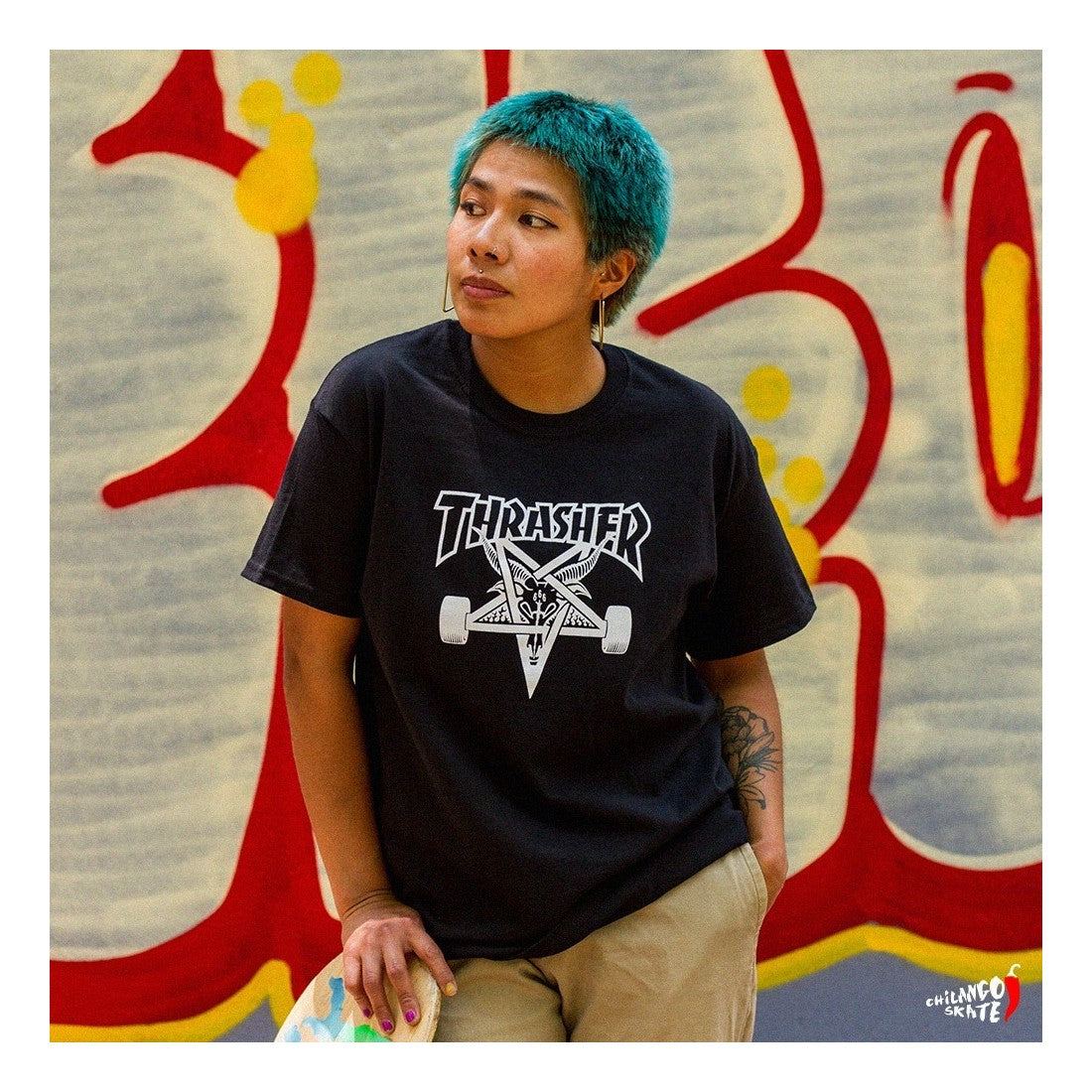 Thrasher SkateMag Black T-Shirt - Men's Graphic Tee for Skateboarding & Streetwear | Casual Wear & Urban Fashion