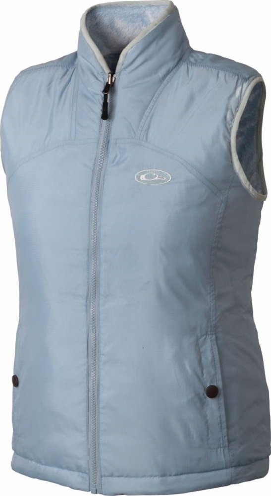Drake Waterfowl Women's Reversible Quilted Vest - Lightweight Insulated Hunting Jacket for Outdoor Adventures & Casual Wear