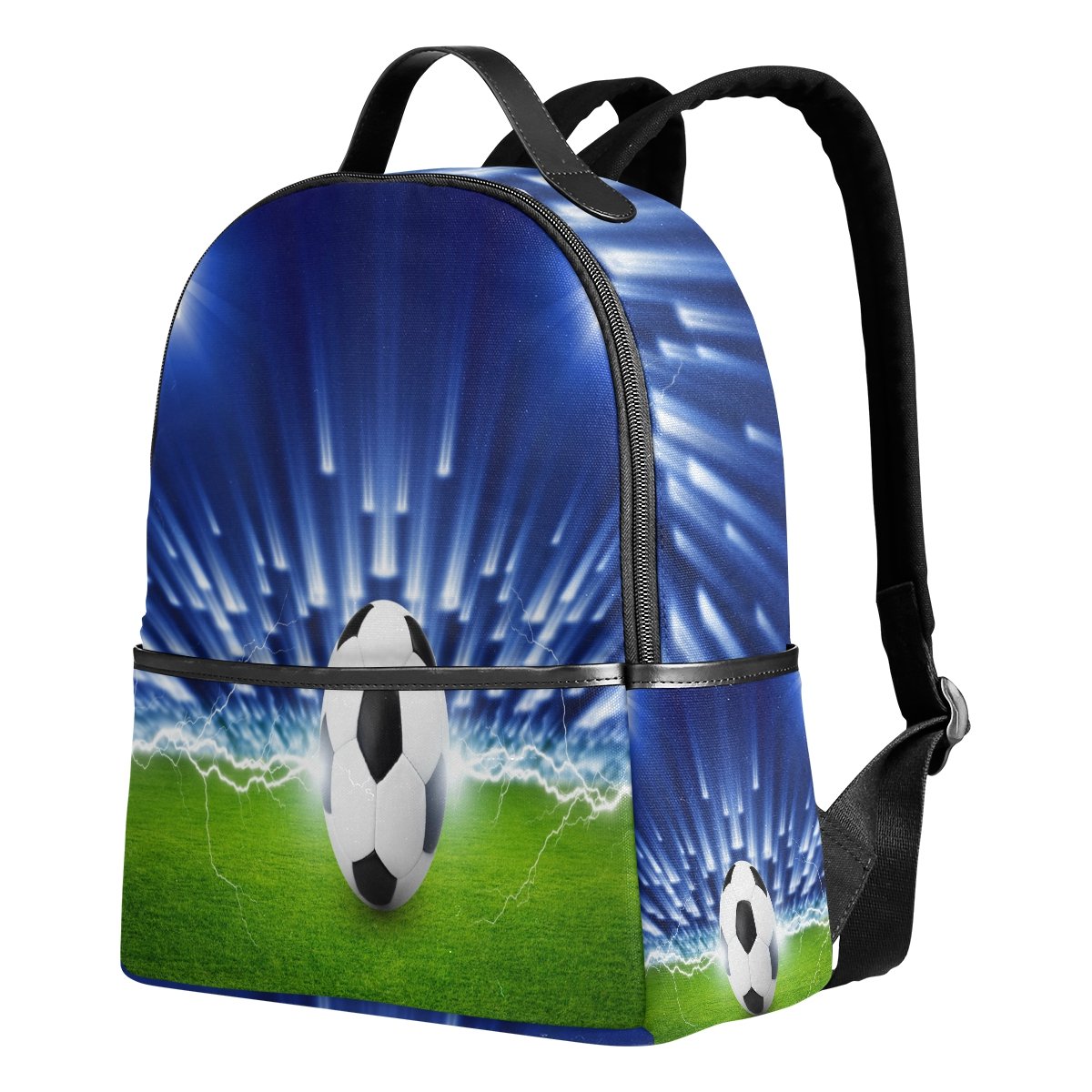 Use4 Sport Soccer Abstract Polyester Backpack - Waterproof School Bag, Travel Backpack for Men & Women - Perfect for Sports, Gym, Hiking and Daily Commute