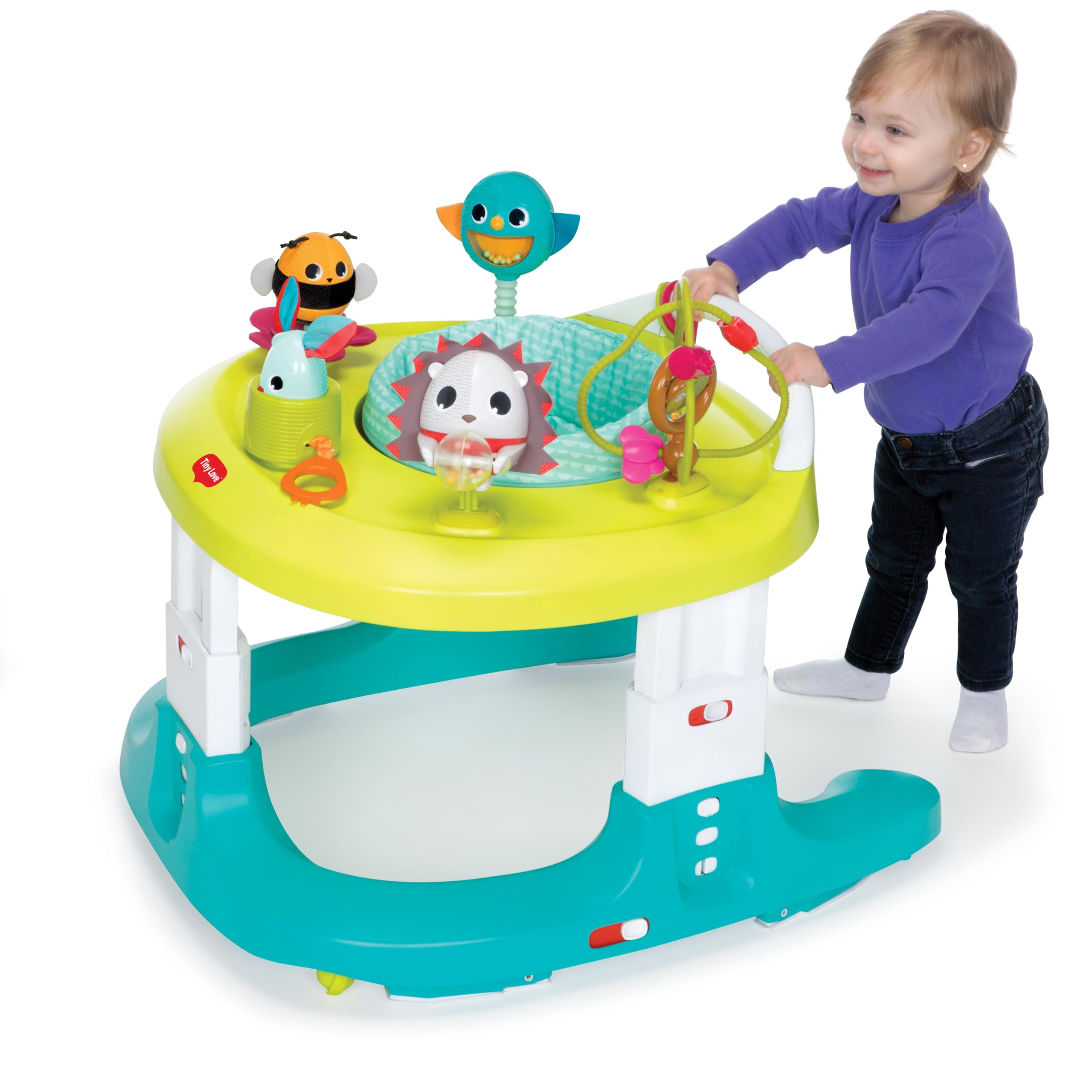 Tiny Love 4-in-1 Here I Grow Mobile Activity Center - Baby Walker & Developmental Toy with Interactive Activities for Infants | Perfect for Playtime, Learning & Motor Skills Development in Nursery or Daycare
