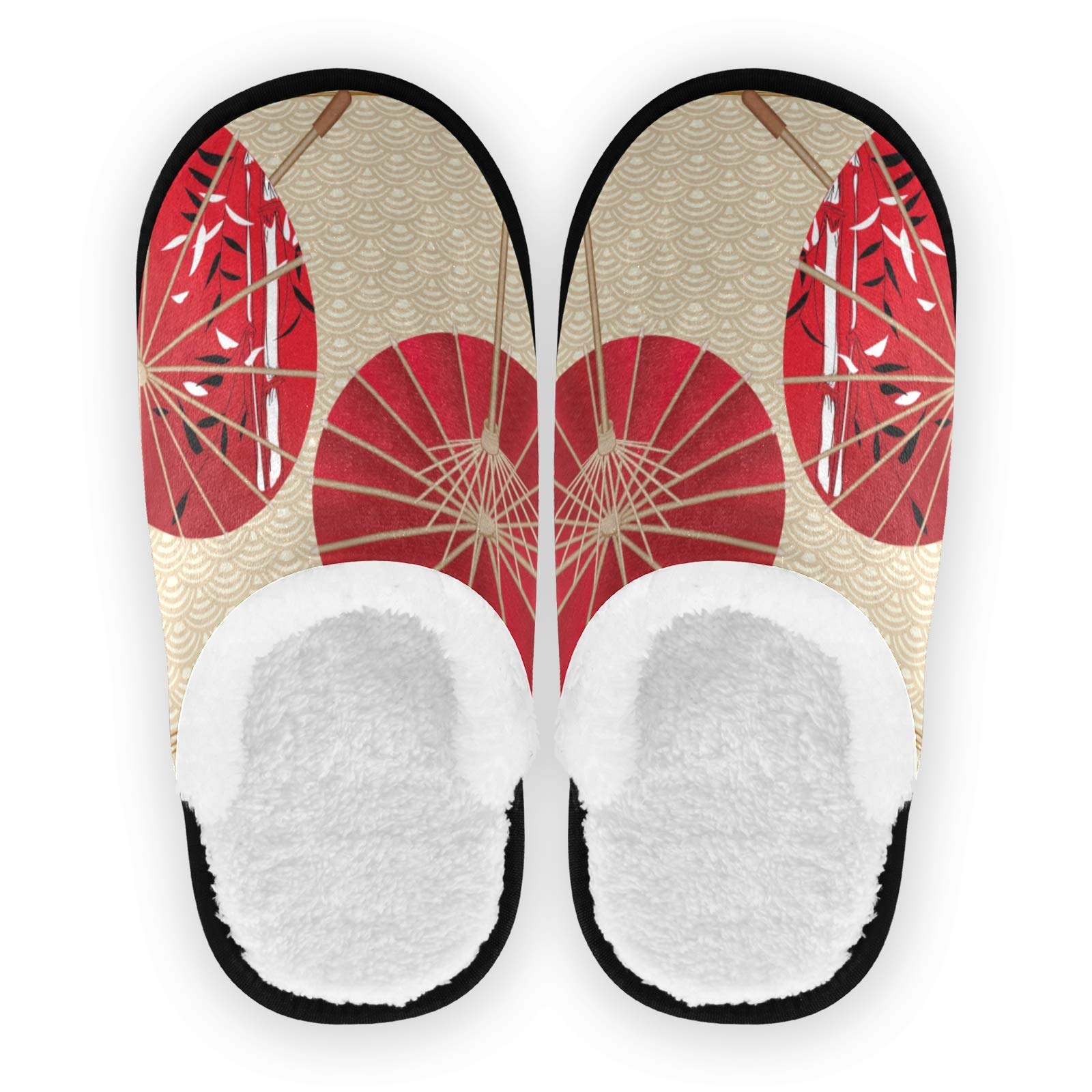 ALAZA Abstract Octopus Non-Slip House Slippers for Men & Women - Comfortable Indoor, Hotel, Spa, Travel & Bedroom Slippers for Home Use