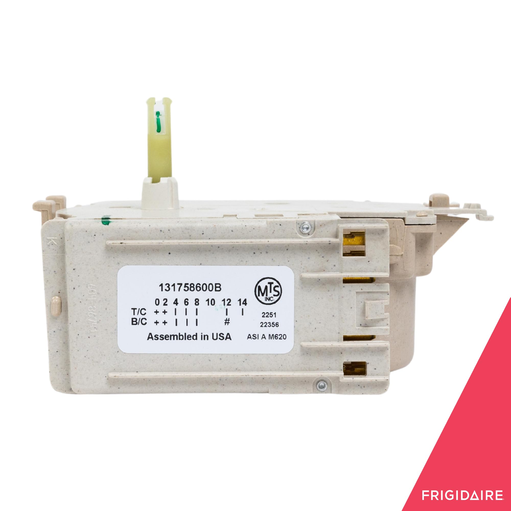 Frigidaire 131758600 Washing Machine Timer Replacement Part for Top Load Washers - Compatible with Various Models - Perfect for DIY Home Appliance Repair and Maintenance