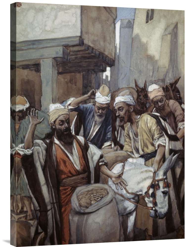 James Tissot Cup Found Gallery Wrap Canvas Wall Art Print - Premium Giclee Reproduction - Perfect for Living Room, Bedroom & Office Decor