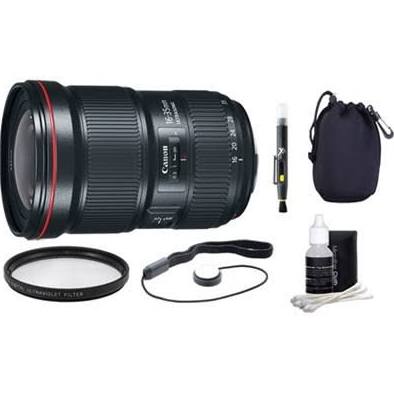 Canon EF 16-35mm f/2.8L III USM Ultra Wide Angle Zoom Lens with Lens Hood & Cleaning Kit - Professional Photography for Landscapes, Architecture & Events