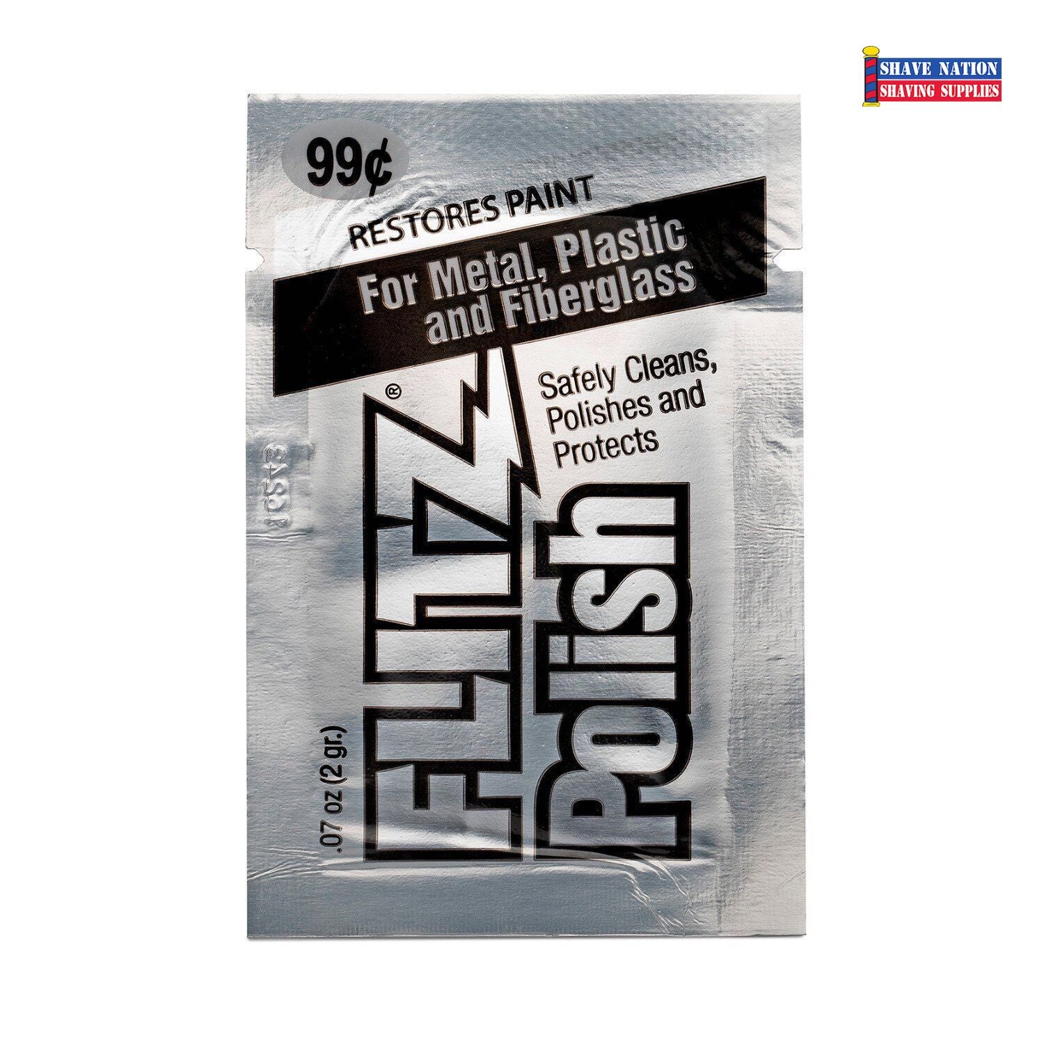 Flitz Metal Polish Sample Packet - Premium Metal Cleaner & Restorer for Cars, Jewelry, Tools - Perfect for DIY, Auto Detailing & Home Maintenance