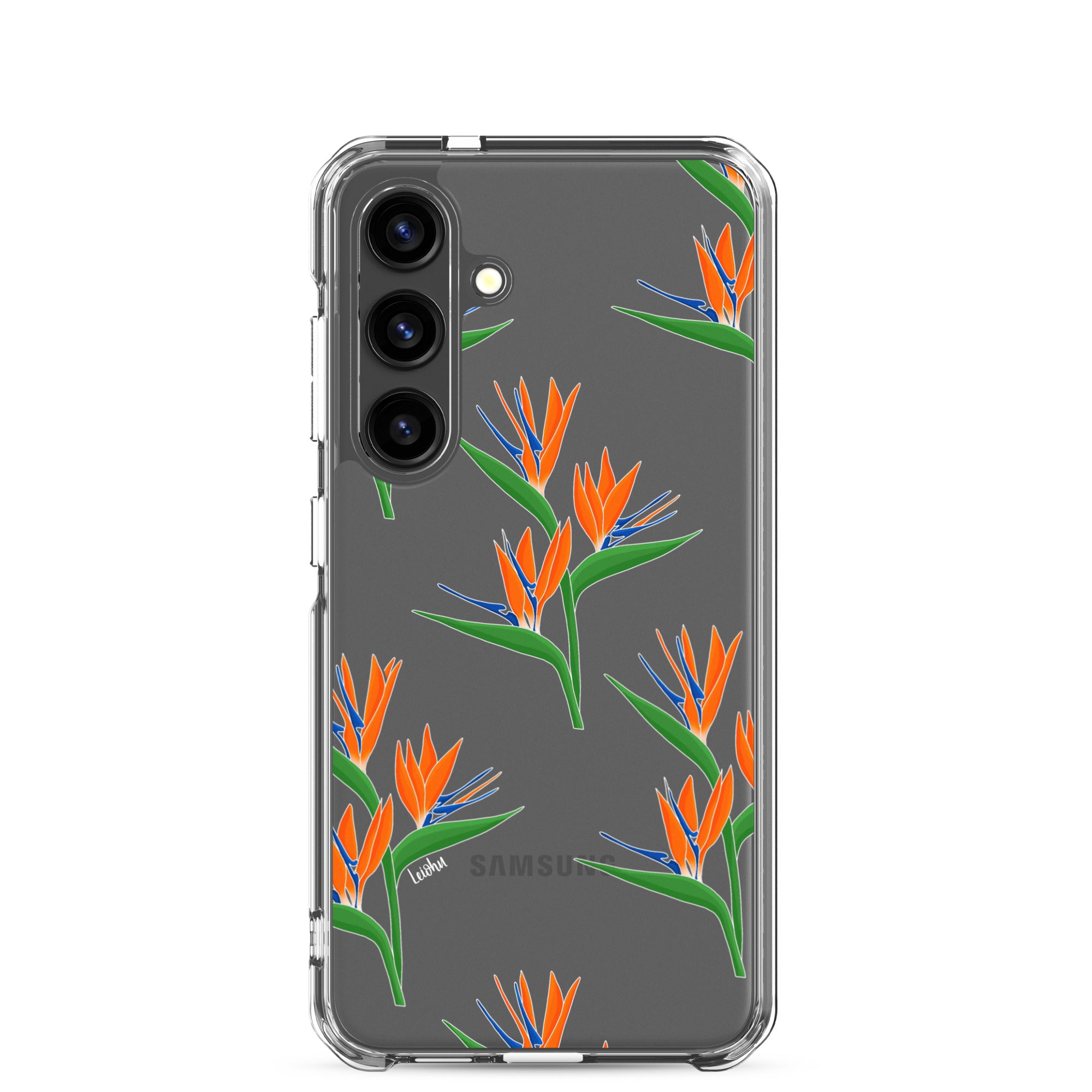 Bird of Paradise Clear Phone Case for Samsung Galaxy - Slim Protective Cover for Everyday Use & Travel