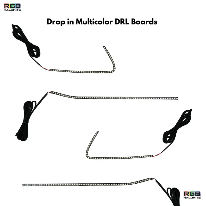Kia K5 Flow Multicolor DRL Boards for 2021-2024 Models - Upgrade Your Headlights with Custom RGB LED Daytime Running Lights - Perfect for Night Driving & Car Shows