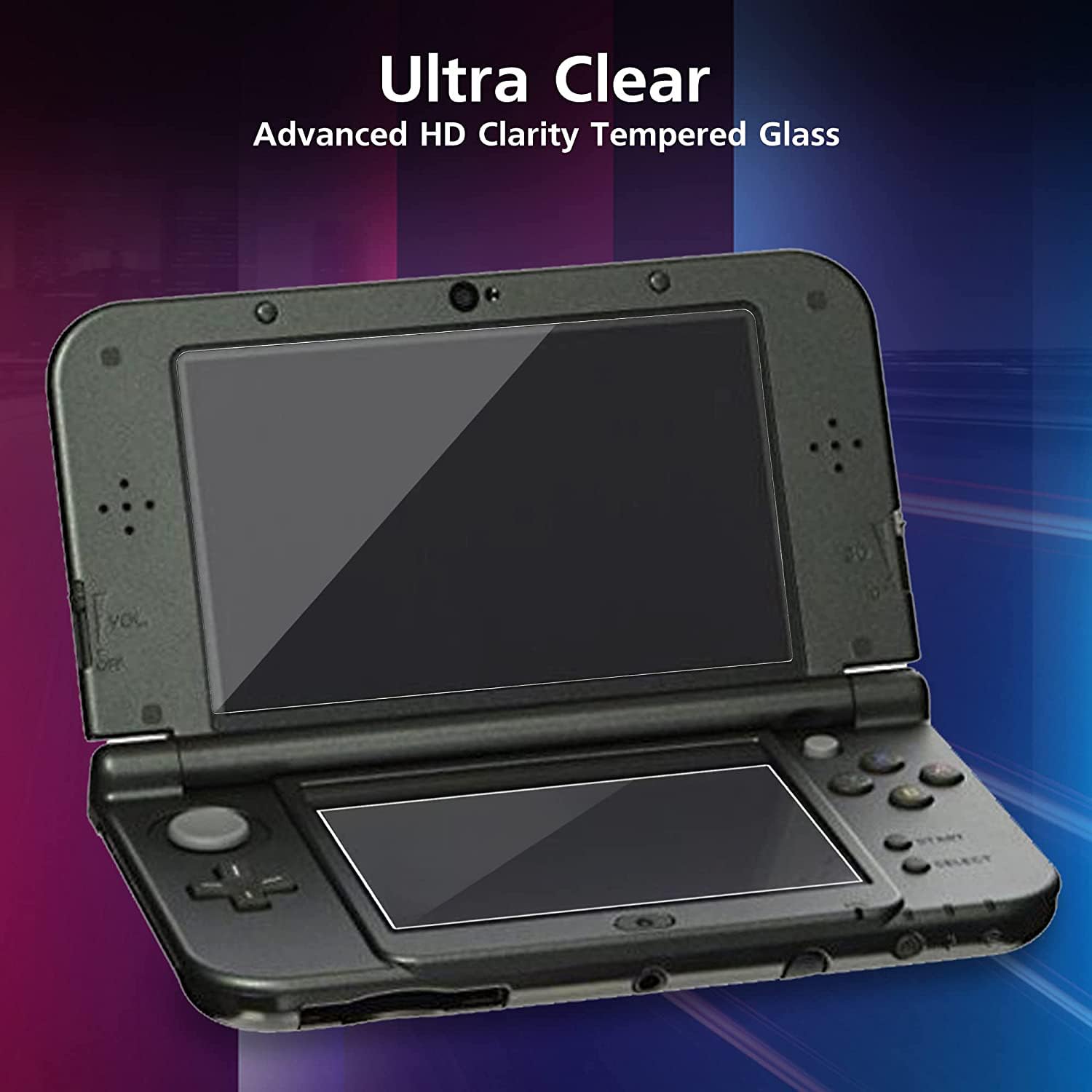 Premium Tempered Glass Screen Protector for New Nintendo 3DS XL (2015 Model) - Anti-Scratch, Bubble-Free Protection for Gaming & Travel
