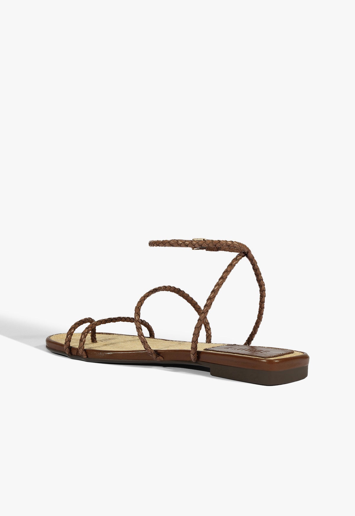 Kaya Brown Leather Flat Sandals for Women - Comfortable Casual Summer Shoes - Perfect for Beach, Walking, and Everyday Wear