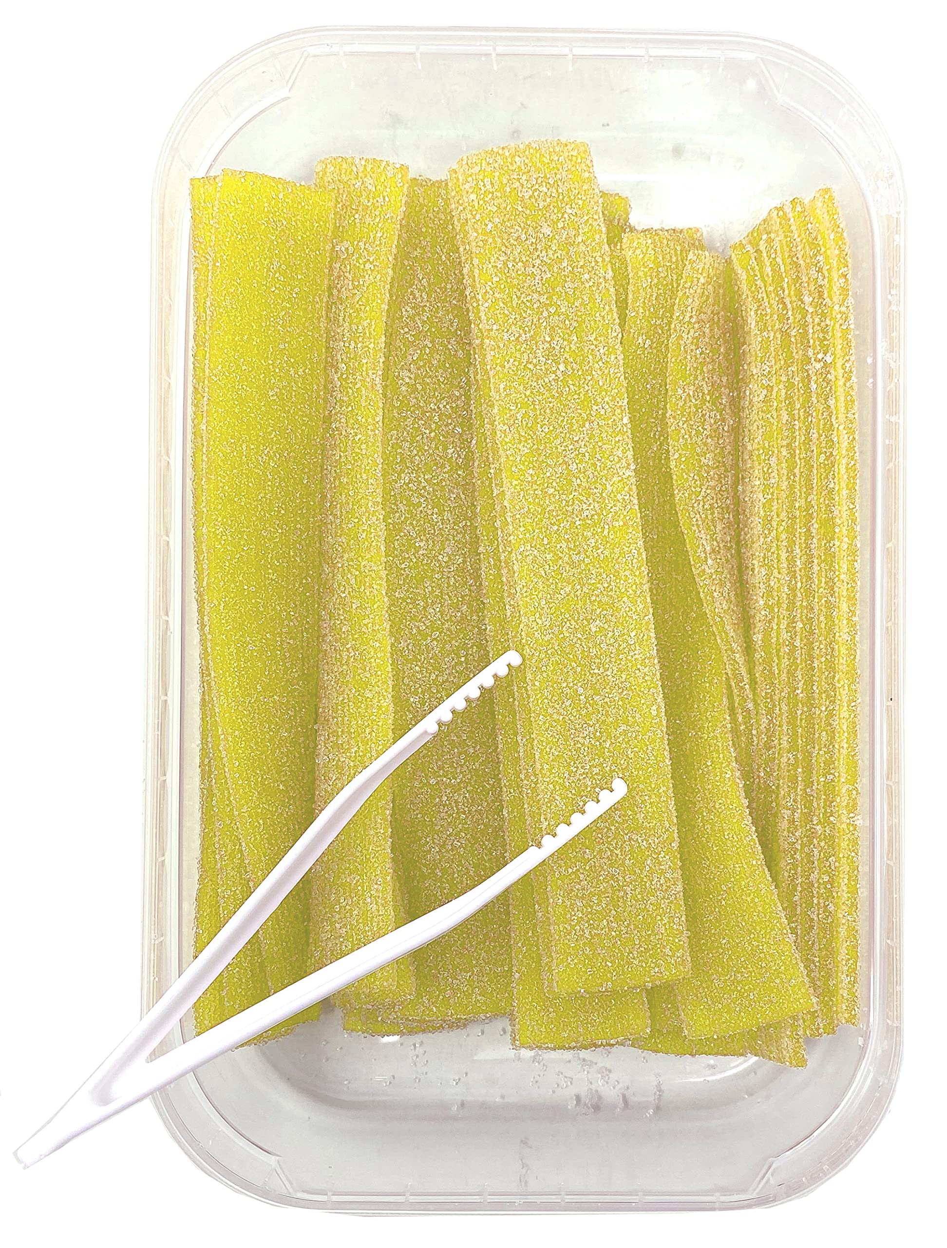 Sour Pineapple Candy Belts 10oz - Kosher & Halal Certified, Resealable Pack - Sweet & Tangy Licorice Snacks for Parties, Movie Nights & On-the-Go Treats