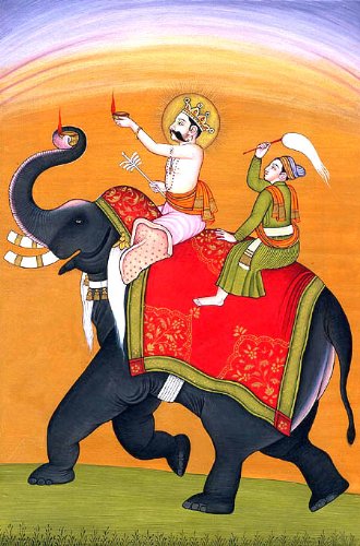 Raga Dipaka (Deepaka) - Handmade Watercolor Painting on Premium Paper by Artist Kailash Raj - Perfect for Home Decor, Wall Art & Indian Classical Music Enthusiasts