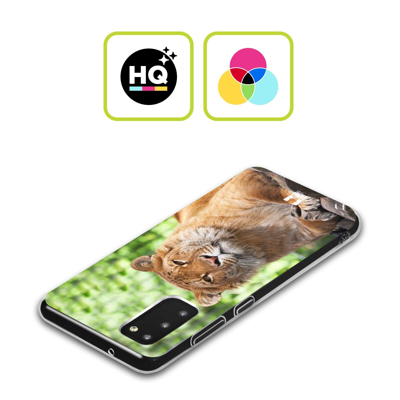 Head Case Designs Siberian Liger Soft Gel Phone Case for Samsung Galaxy S21 5G - Protective Cover with Matching Wallpaper, Perfect for Animal Lovers and Outdoor Adventures