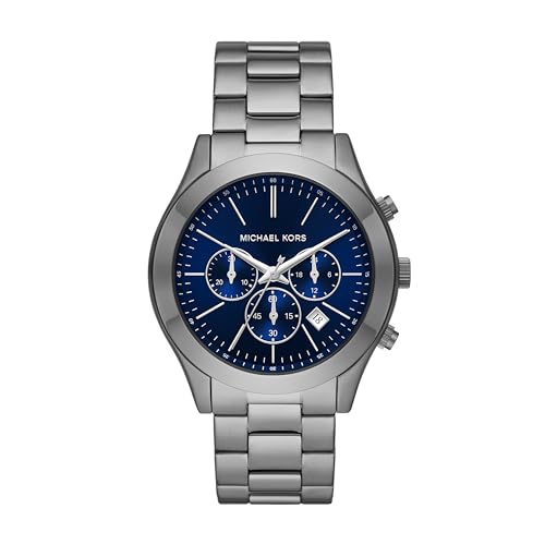 Gunmetal & Blue Chrono