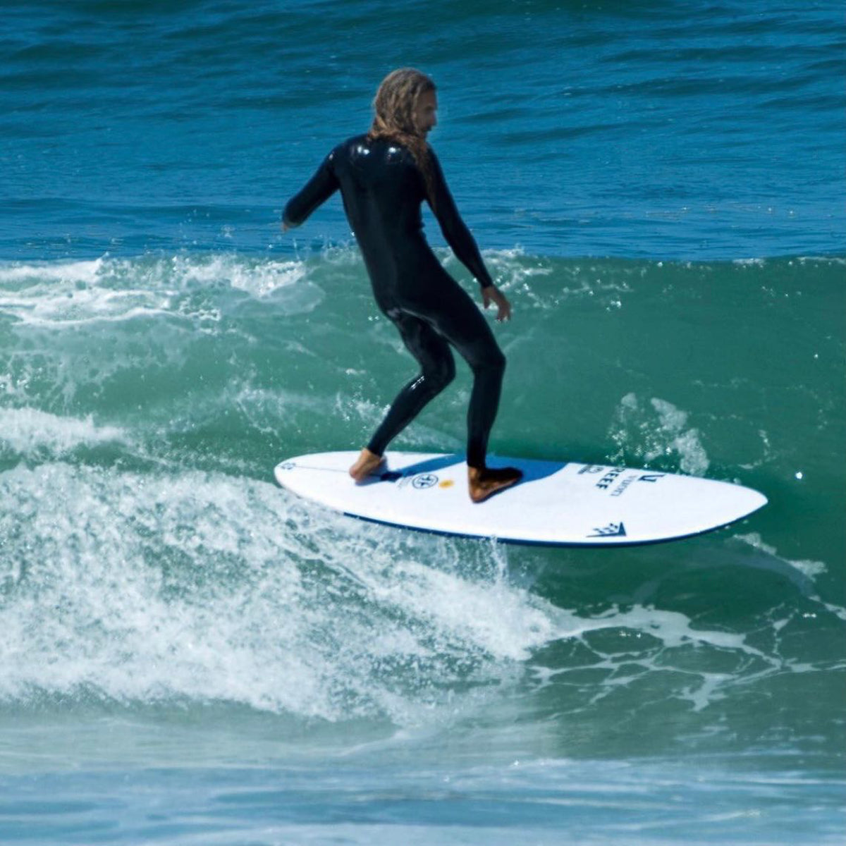 FCS II Rob Machado Sunday Single PG Black 7 - High-Performance Surfboard Fin for Smooth Rides - Perfect for Small to Medium Waves, Beach Surfing & Coastal Adventures