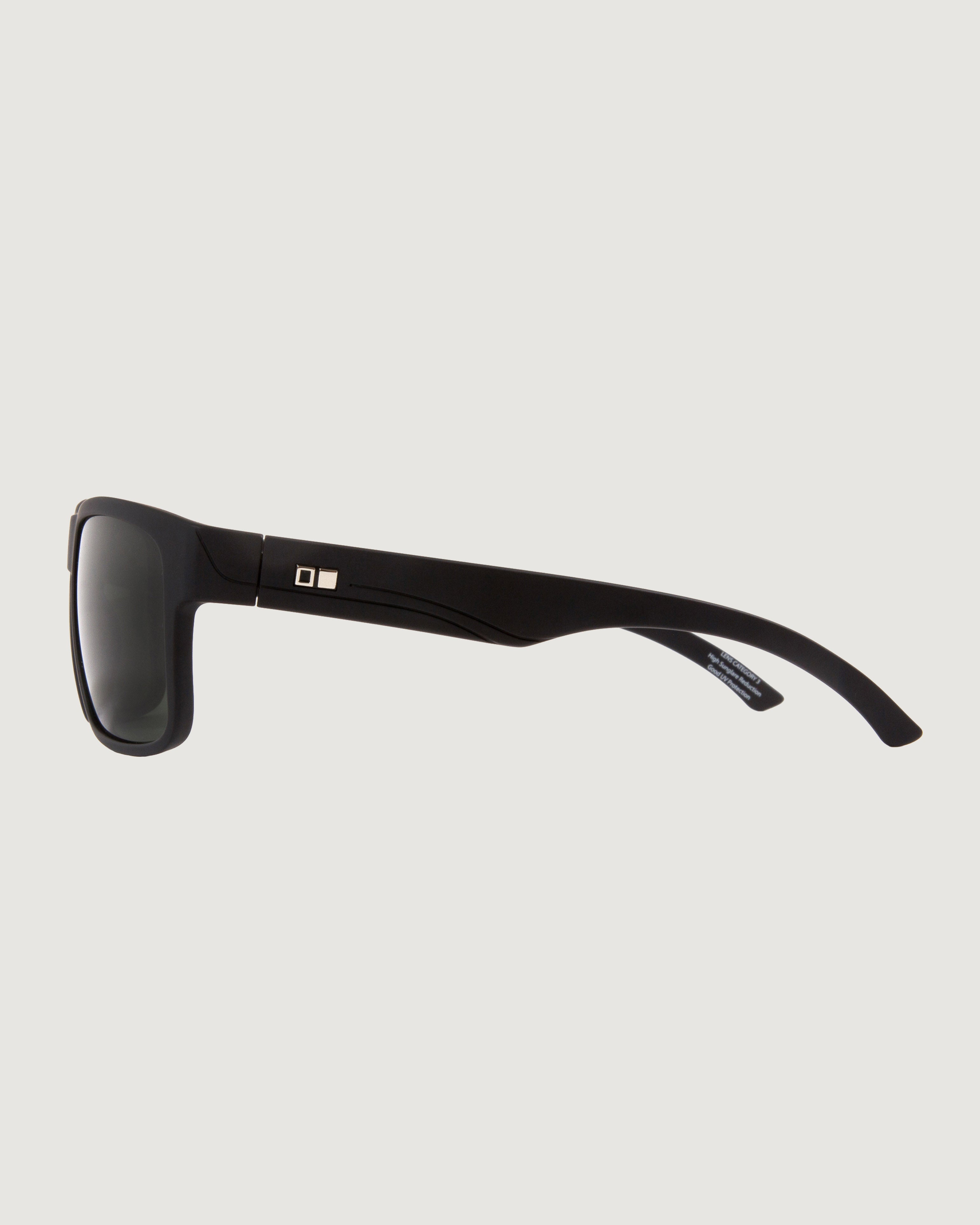 OTIS Rambler Polarized Sunglasses for Men & Women - Matte Black/Grey Lens - UV Protection - Stylish & Lightweight for Outdoor Activities, Driving, Beach & Travel