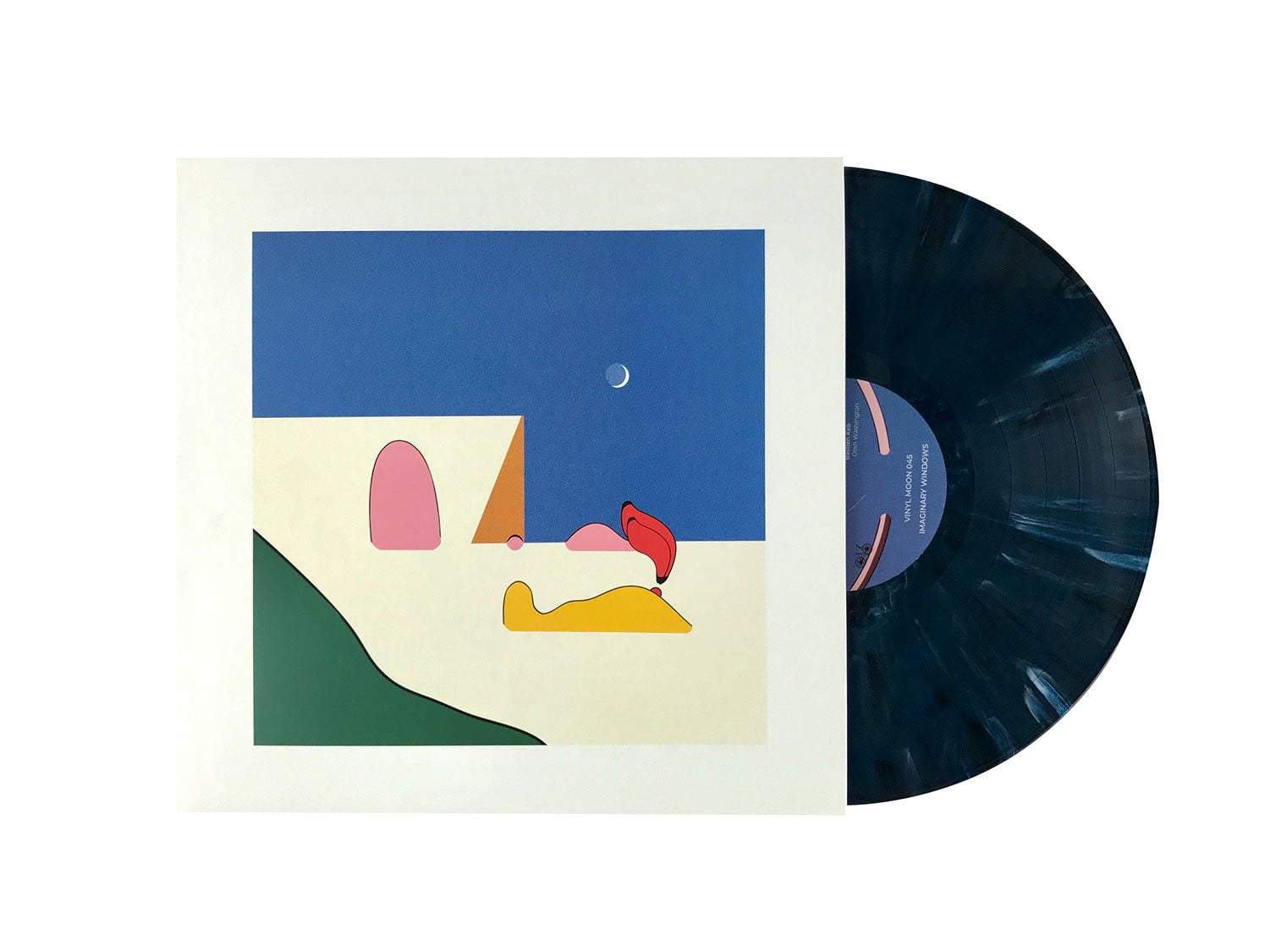 Standard // Dark blue marbled vinyl