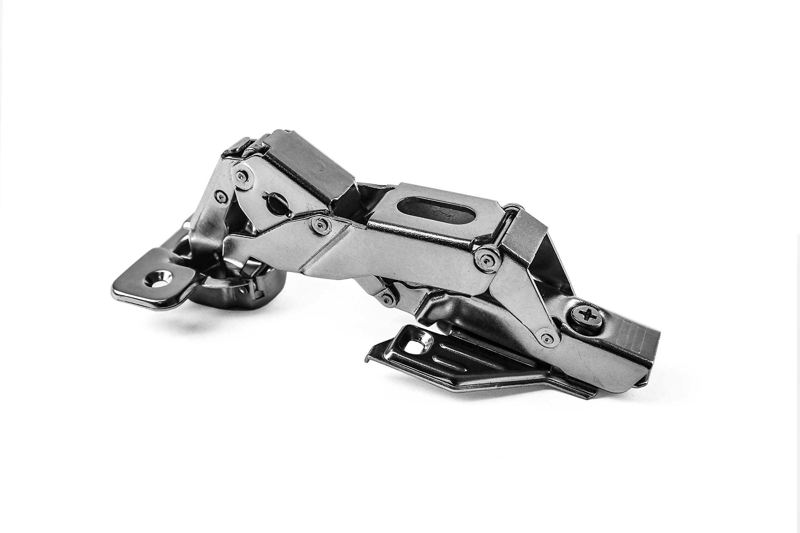 165 Degree Full Overlay Soft Closing Cabinet Hinges (2-Pack) - 3-Cam 6-Way Adjustable Concealed Face Frame Hinges for Lazy Susan Corner & Bifold Cabinet Doors - Perfect for Kitchen Cabinet Upgrades & Home Renovation Projects