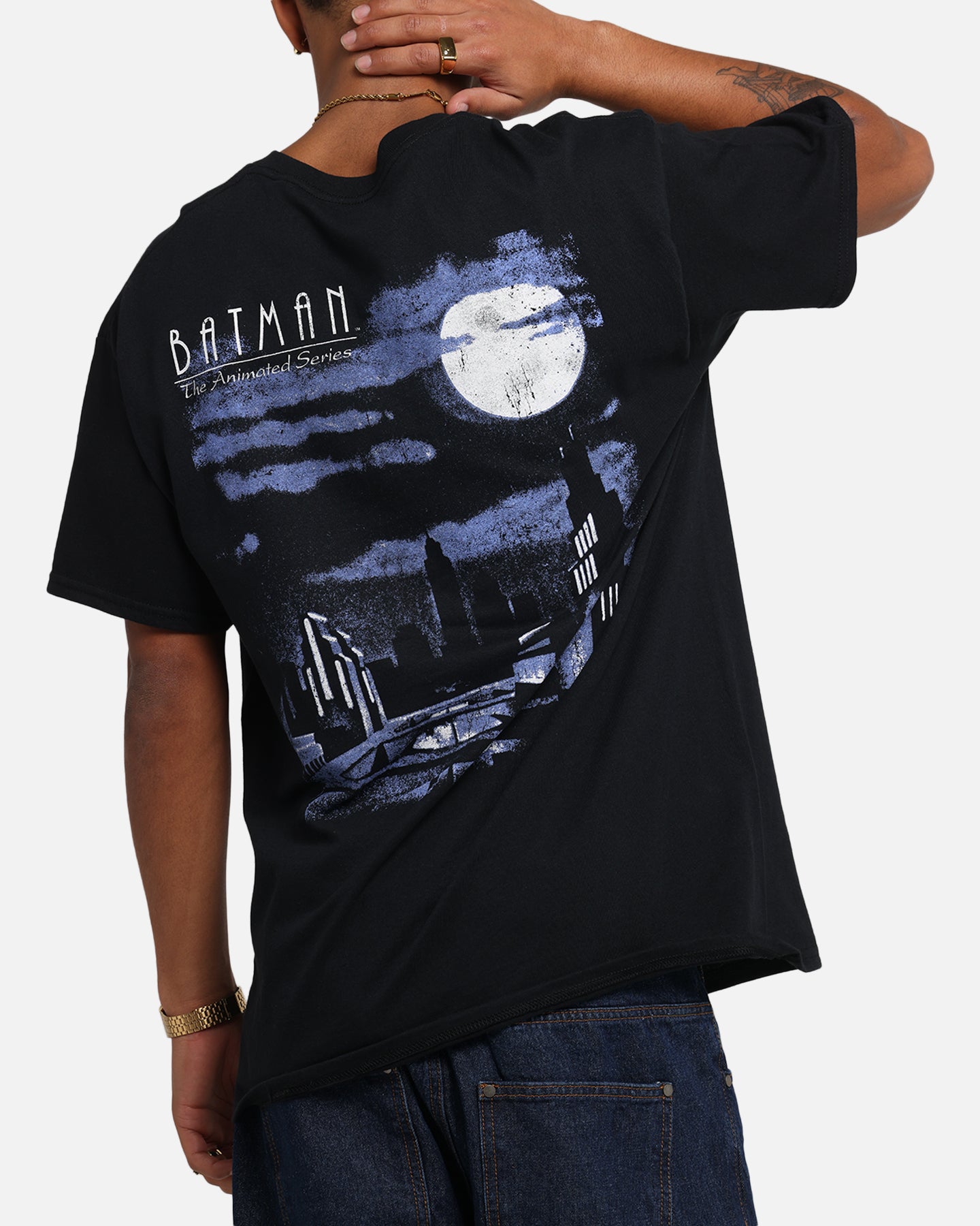DC Batman The Animated Series Graphic T-Shirt - Black Cotton Tee for Men & Women - Perfect for Cosplay, Comic Con & Casual Wear