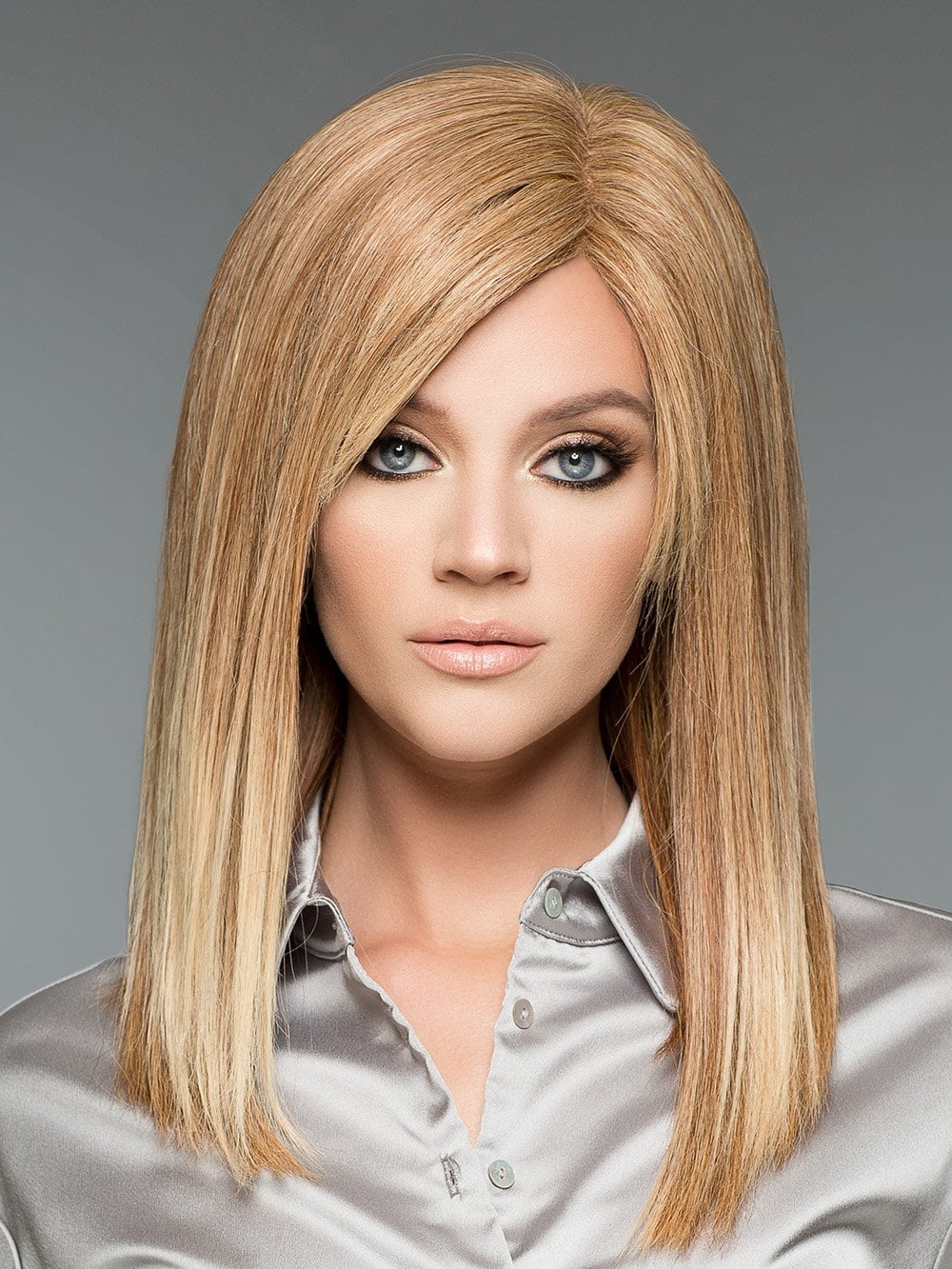 Adelle H Mono Human Hair Wig with Mono Top - Natural Look & Comfort | Perfect for Daily Wear, Cosplay, and Special Occasions