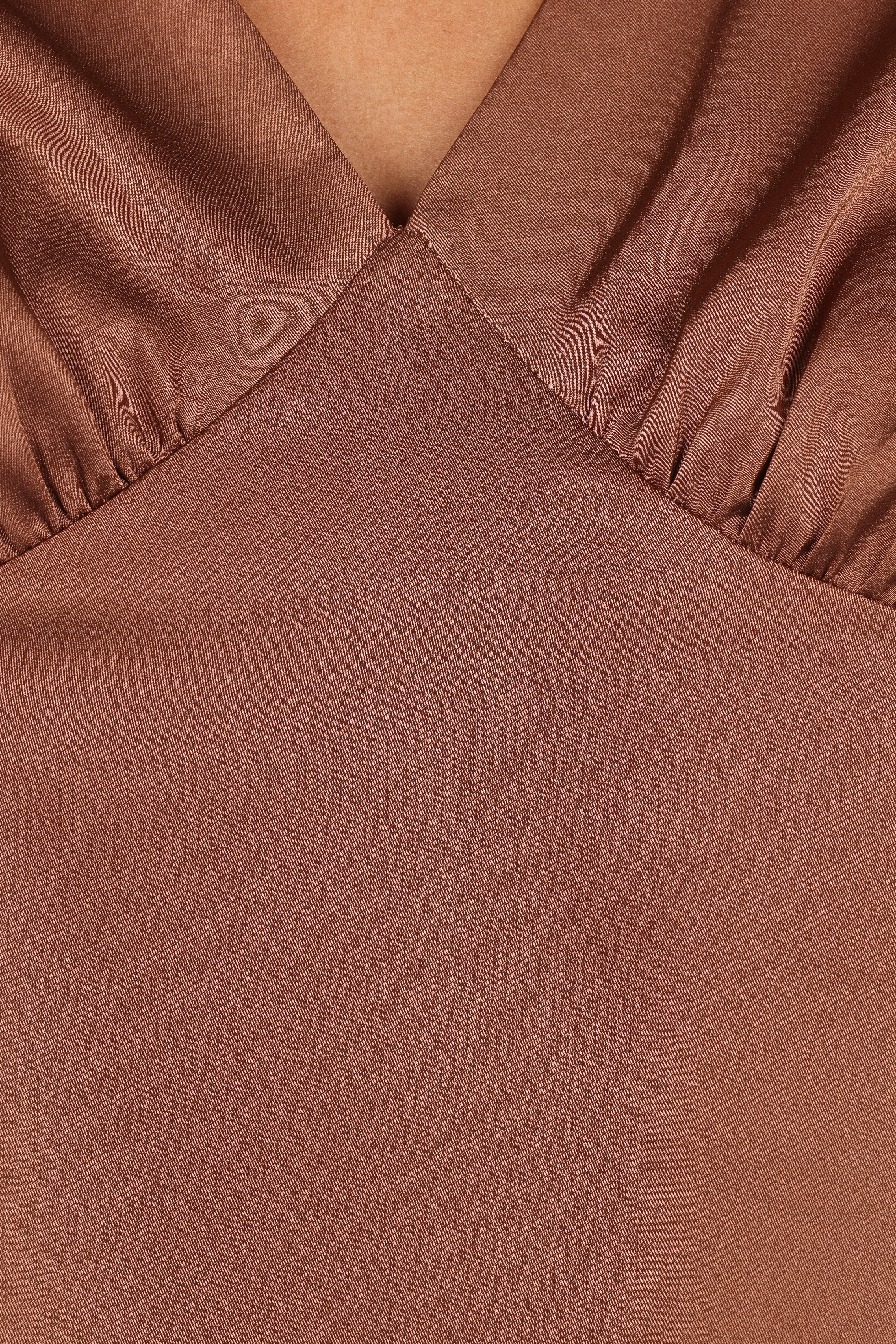 Ivy Top Women's Casual Blouse in Banksia Brown - Perfect for Office Wear, Date Nights & Everyday Outfits
