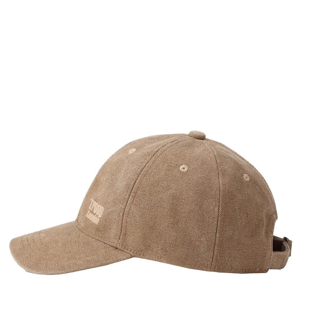 TRP0504 Troop London Canvas Baseball Cap - Adjustable Outdoor Sun Hat for Men & Women - Perfect for Hiking, Running, and Beach Activities