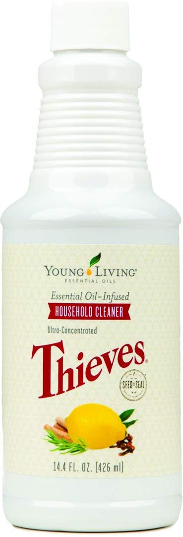 Young Living Thieves Household Cleaner - 14.4 fl oz | All-Natural Multi-Surface Cleaner for Kitchen, Bathroom & Floors | Safe & Effective Cleaning Solution for Homes with Kids & Pets