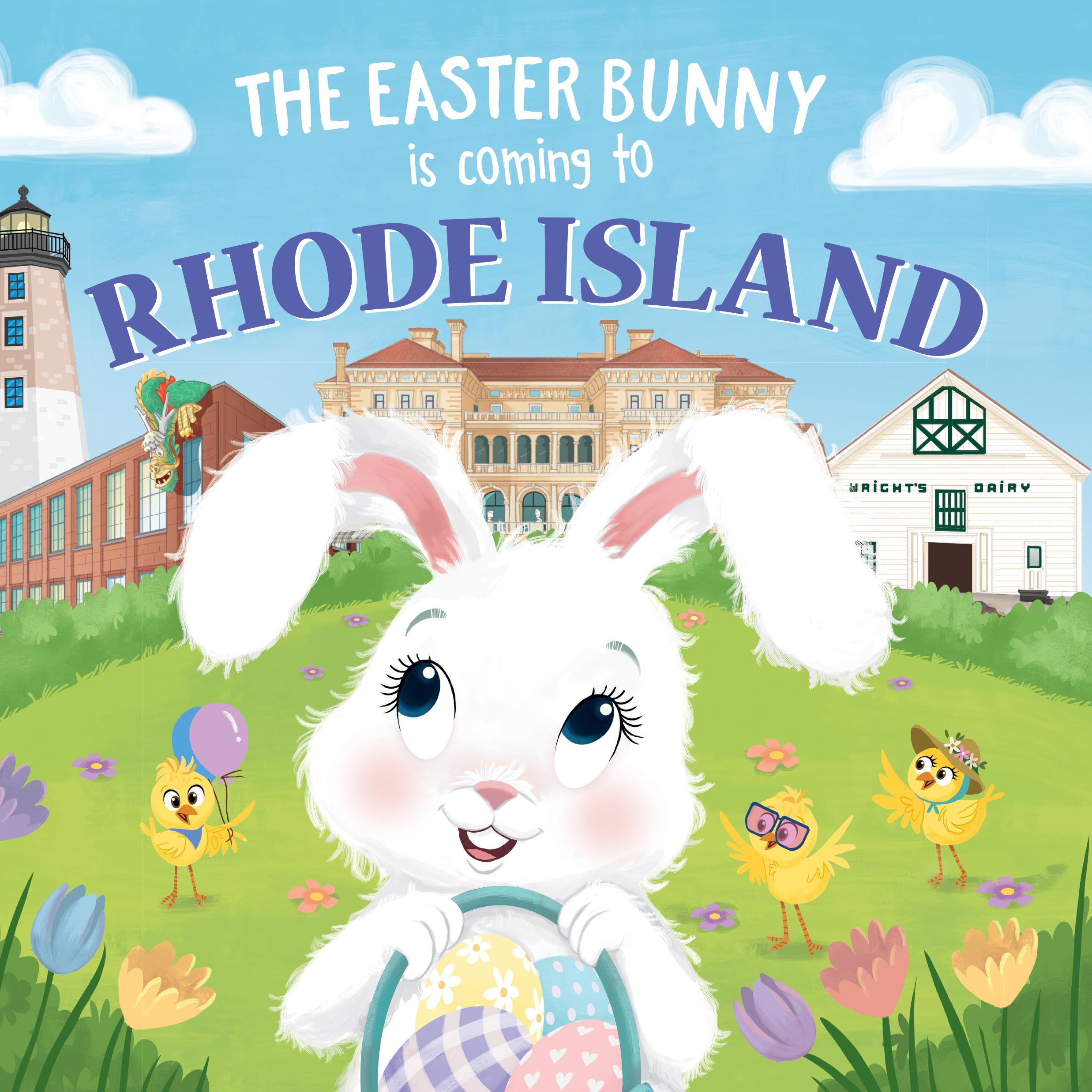 The Easter Bunny Is Coming to Rhode Island: A Sweet Springtime Adventure Book for Toddlers & Kids - Perfect Easter Basket Stuffer, Gift for Children (Easter Storytime, Bedtime Reading, Classroom Activities)