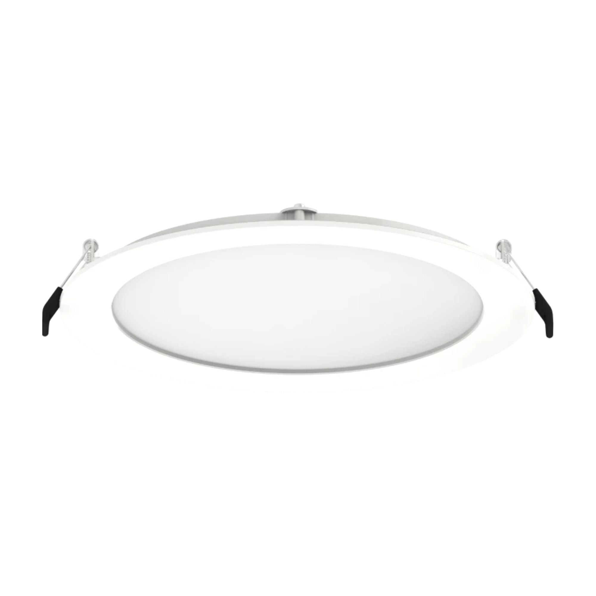 8 Inch Wafer LED Downlight - 2100 Lumens, 5 Color Temperatures (2700K-6500K), White Smooth Trim - Perfect for Living Room, Kitchen, Bedroom & Office Lighting