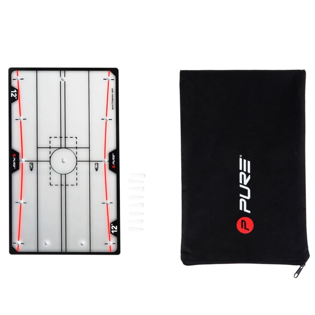 Pure2Improve Golf Putting Mirror - Perfect Your Putting Stroke & Alignment | Practice Aid for Indoor & Outdoor Golf Training | Ideal for Home, Office, or Backyard Use