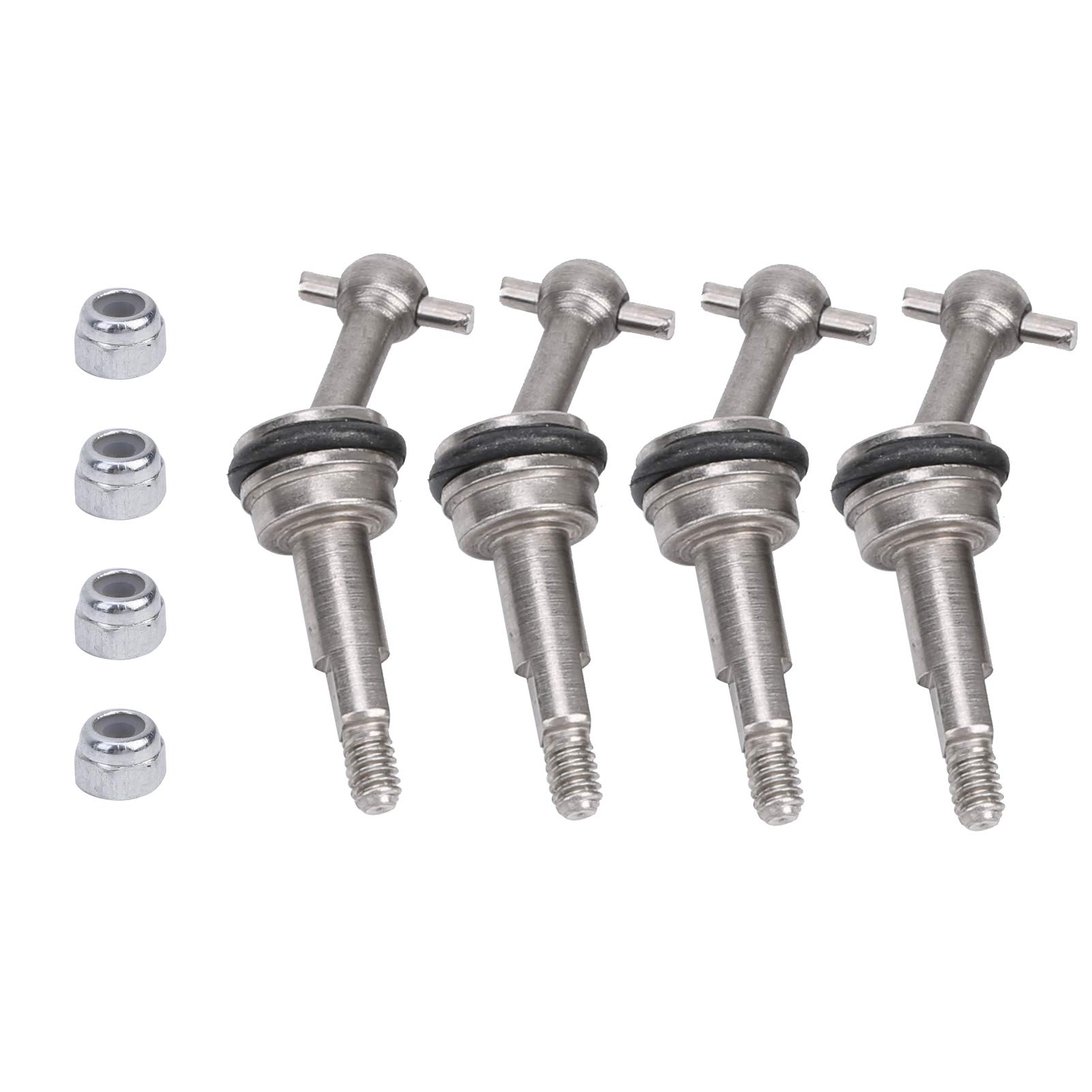 Estink RC Guide Shaft - 4PCS High Strength Metal Joint Shaft Upgrade Kit for RC Cars | DIY Replacement Parts | Perfect for Crawler, Drift & Off-Road RC Vehicles