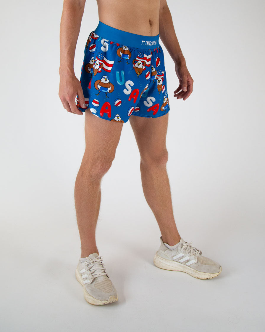 USA Flag Men's Swim Trunks - Quick Dry Beach Shorts for Pool Party & Summer Vacation | Comfortable & Stylish Swimwear for Swimming, Surfing, and Outdoor Activities