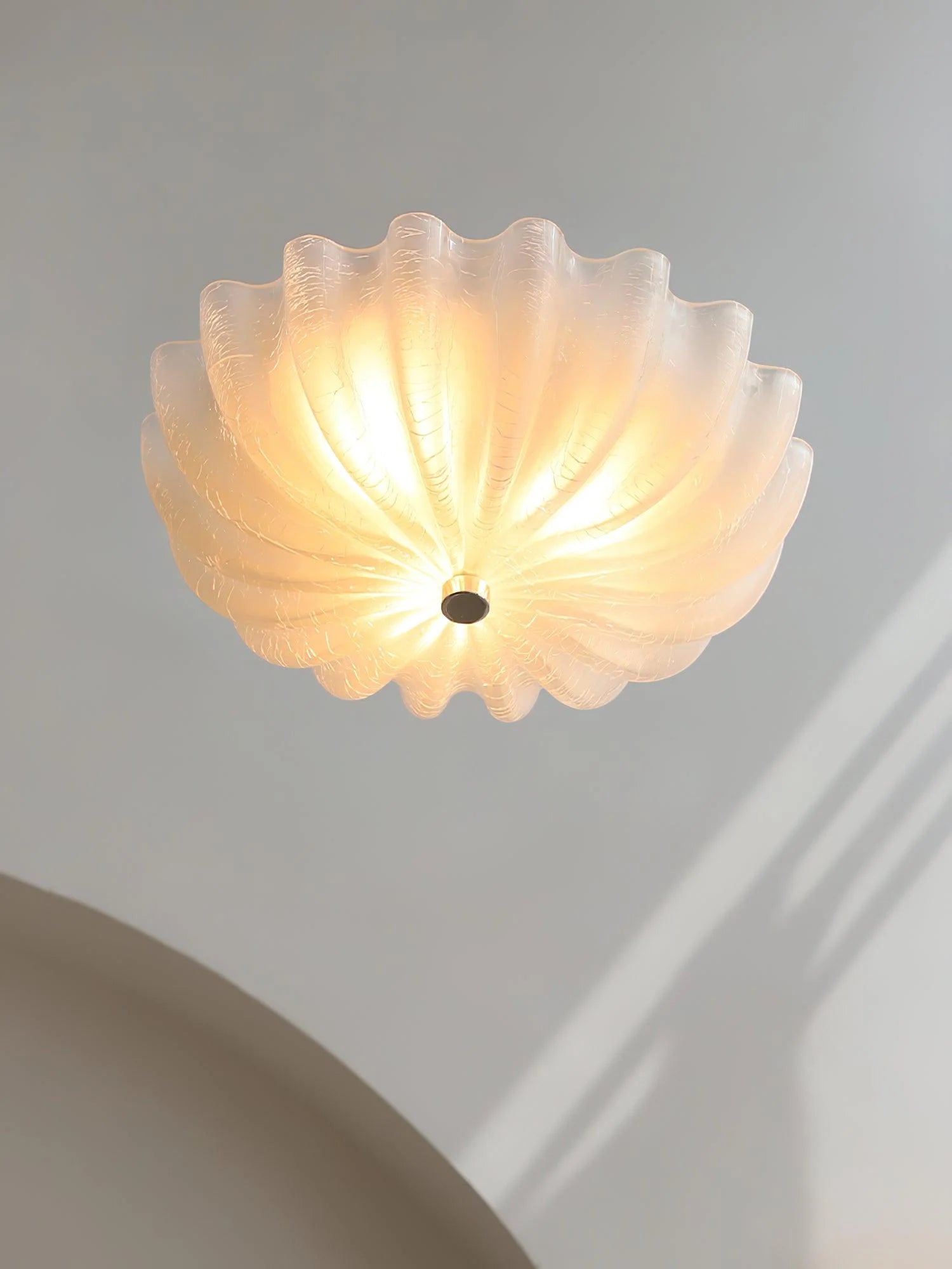 Modern Oman Glass Ceiling Light Fixture - Elegant Crystal Chandelier for Living Room, Bedroom & Dining Room Lighting - Perfect for Home Decor & Interior Design