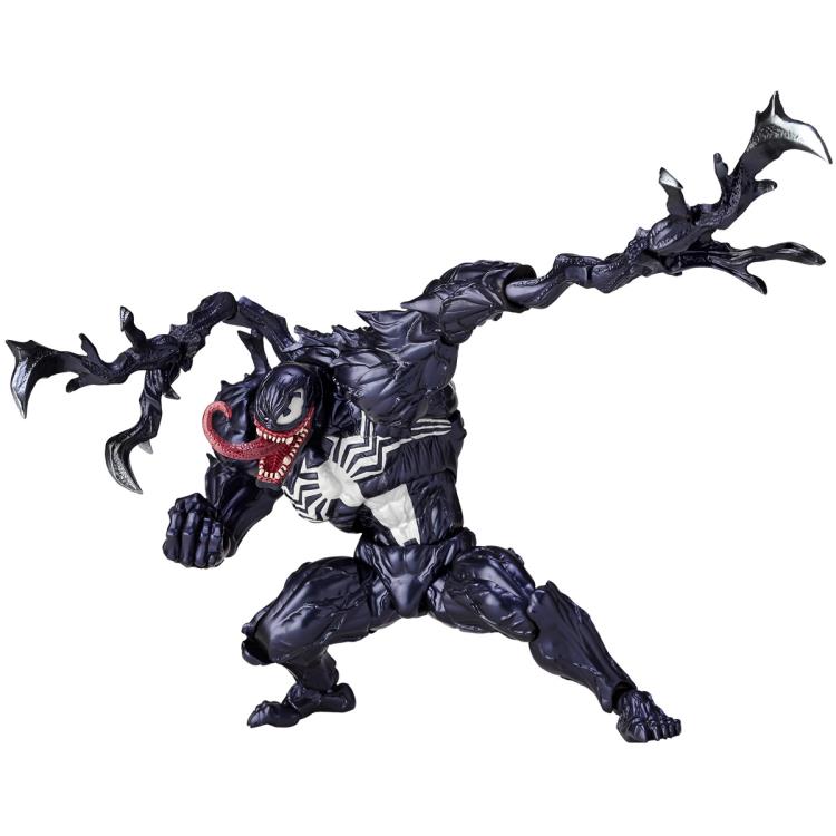Amazing Yamaguchi Revoltech No. 003 Venom Action Figure - Highly Articulated Collectible Toy for Marvel Fans | Perfect for Display, Photography & Action Scenes