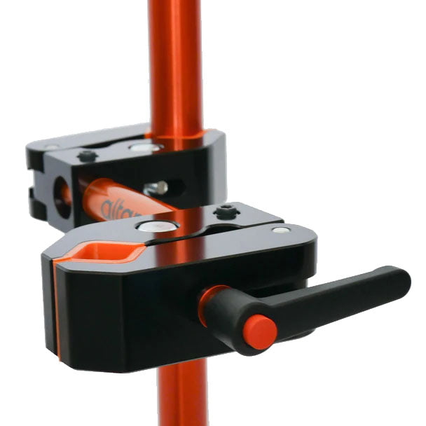 Altangle Connect Bike Repair Stand - Heavy Duty Bicycle Maintenance Stand, Adjustable Height & Angle, Black/Orange - Perfect for Home Garage, Bike Shop & Outdoor Repairs