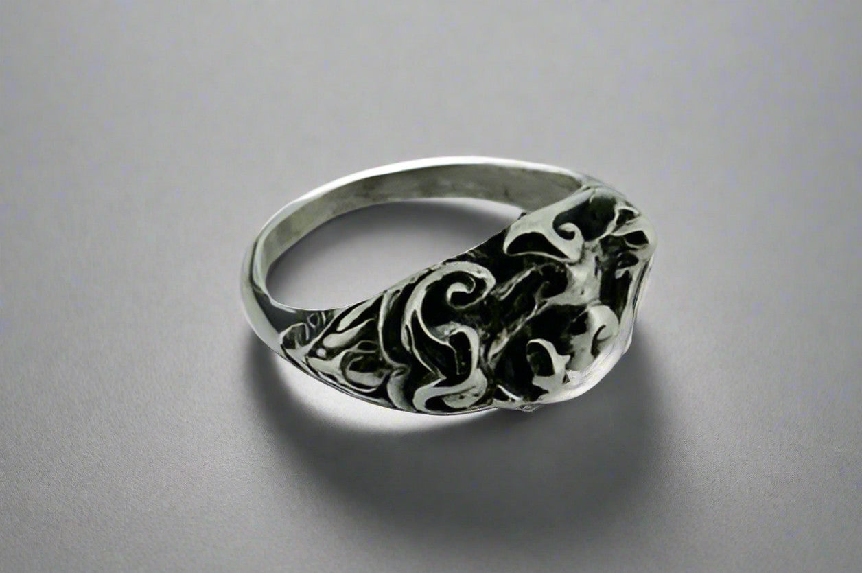 Sterling Silver Monkey Ring for Climbing Enthusiasts - Perfect for Outdoor Adventures and Rock Climbing