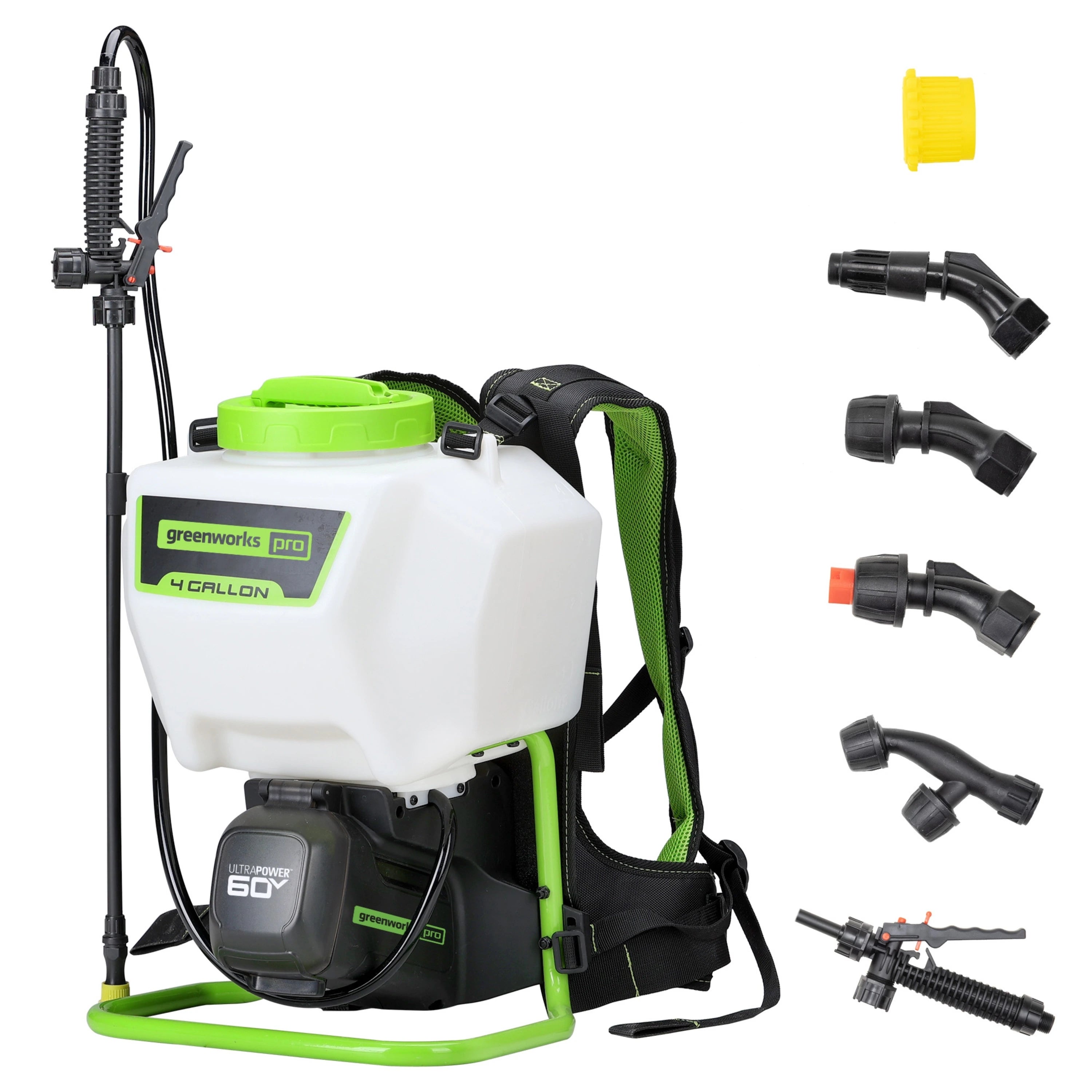 60V Cordless Battery Backpack Sprayer - Powerful Garden Sprayer for Weed Control, Pest Spraying & Lawn Care - Ideal for Large Yards, Farms & Commercial Landscaping