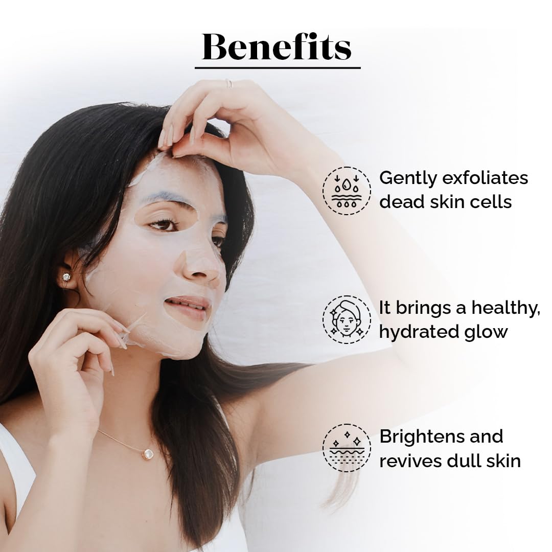 LuxaDerme 3 Step Korean Facial Kit with Sheet Mask | Revive & Radiate for Smooth & Glowing Skin | Hydrating & Brightening Skincare Set | Perfect for Daily Routine, Spa Day & Travel (Pack of 1)