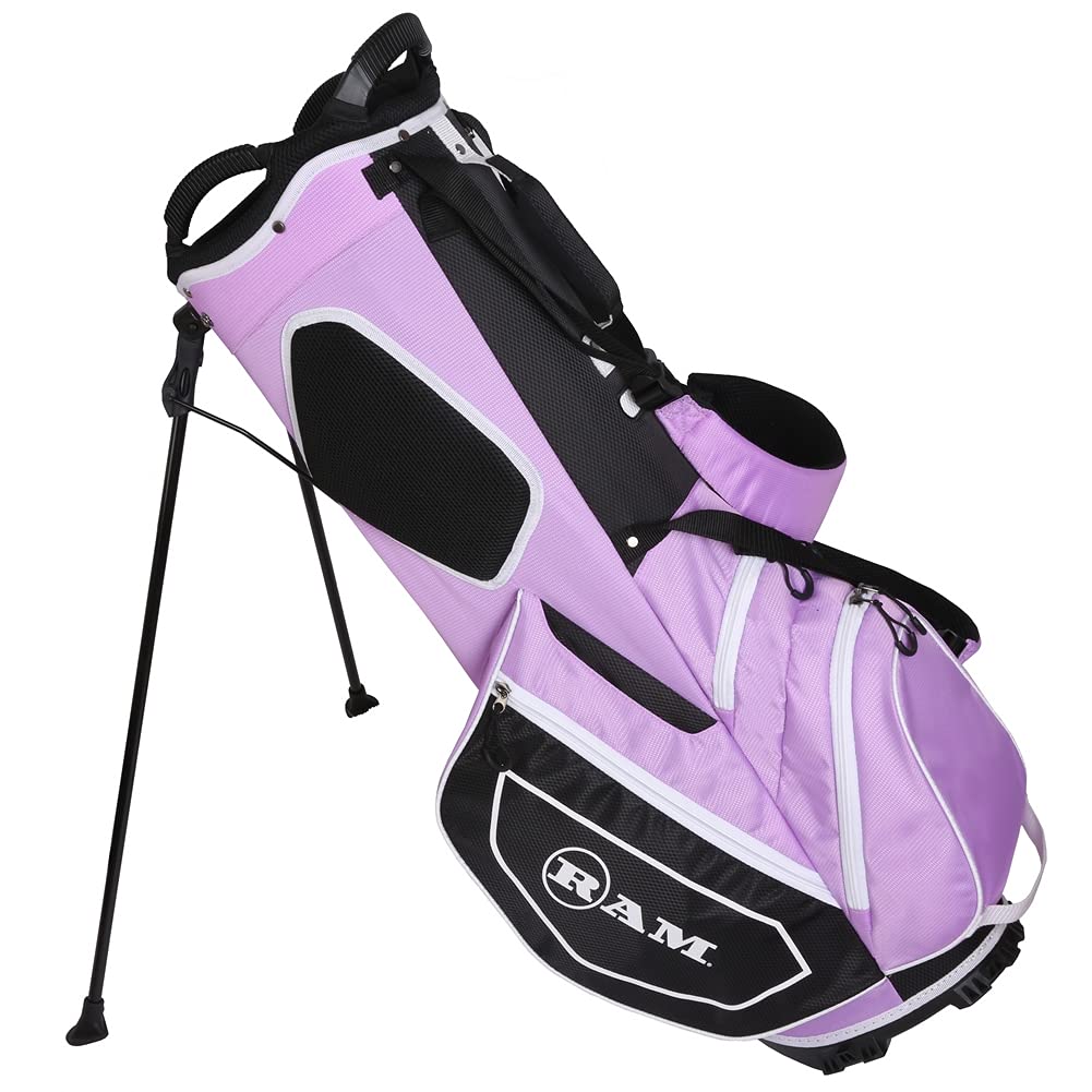 Ram Golf Ladies FX Lightweight Stand Carry Bag - Perfect for Women's Golfing & On-Course Convenience