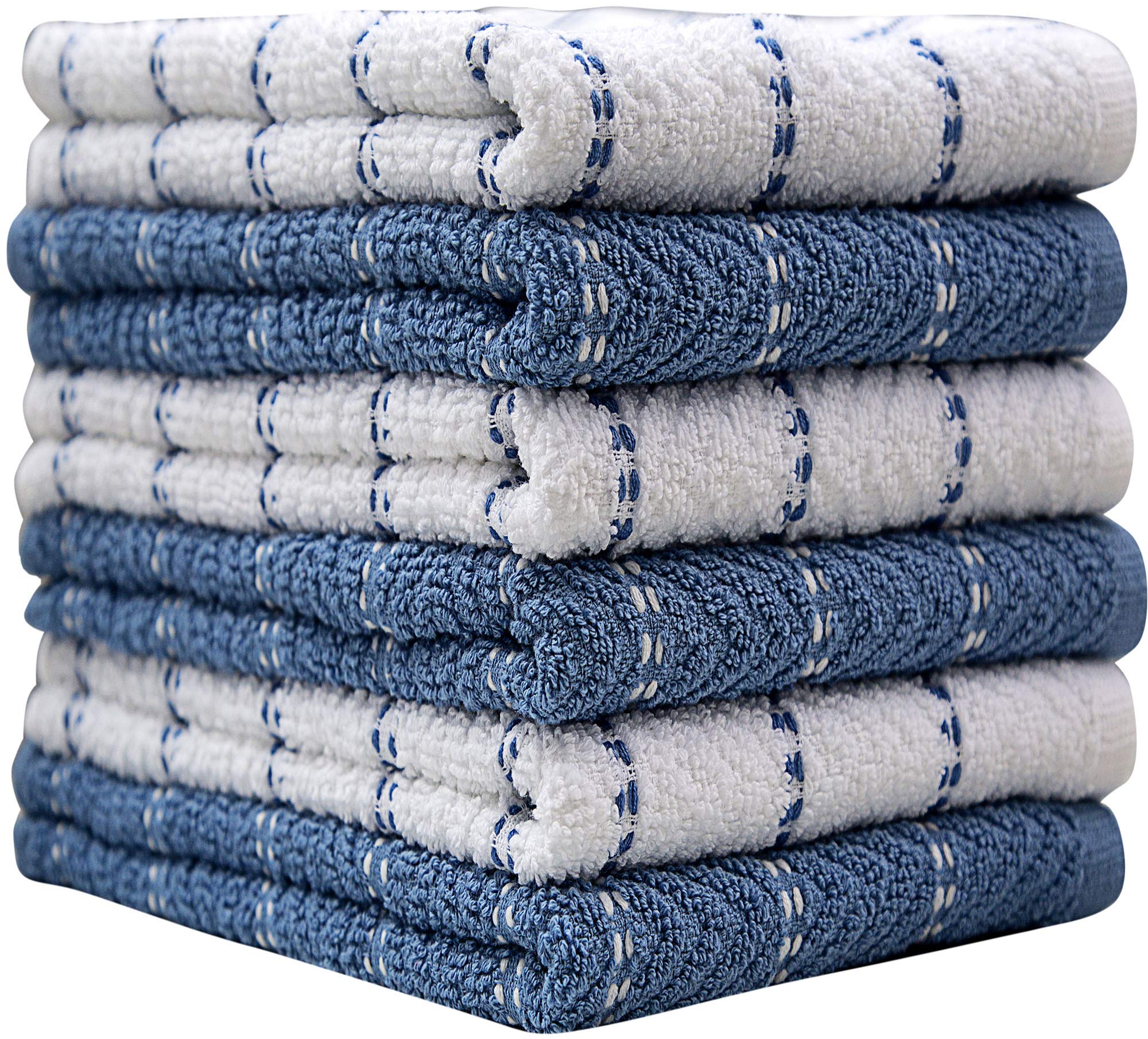 Premium Cotton Kitchen Towels Set of 6 (16.5