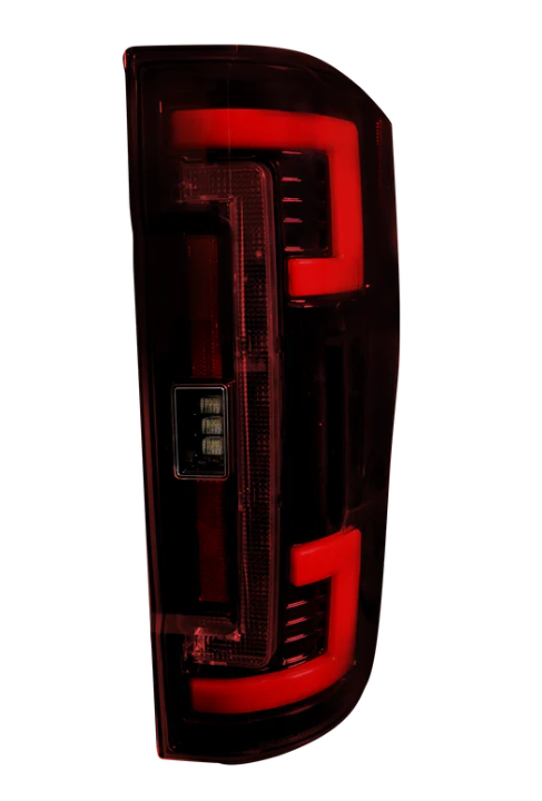 Ford Super Duty 2020-2022 F250 F350 F450 F550 LED Tail Lights - Red OLED Replacement for OEM Halogen - Perfect for Off-Roading & Night Driving