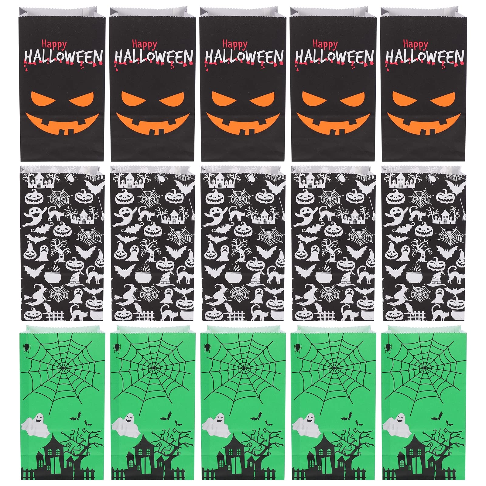 KESYOO 30Pcs Portable Gift Bags - Creative Paper Candy Pouches for Halloween Party Favors, Birthday Gifts & Wedding Treats | Reusable Eco-Friendly Favor Bags for Candy, Snacks & Small Gifts