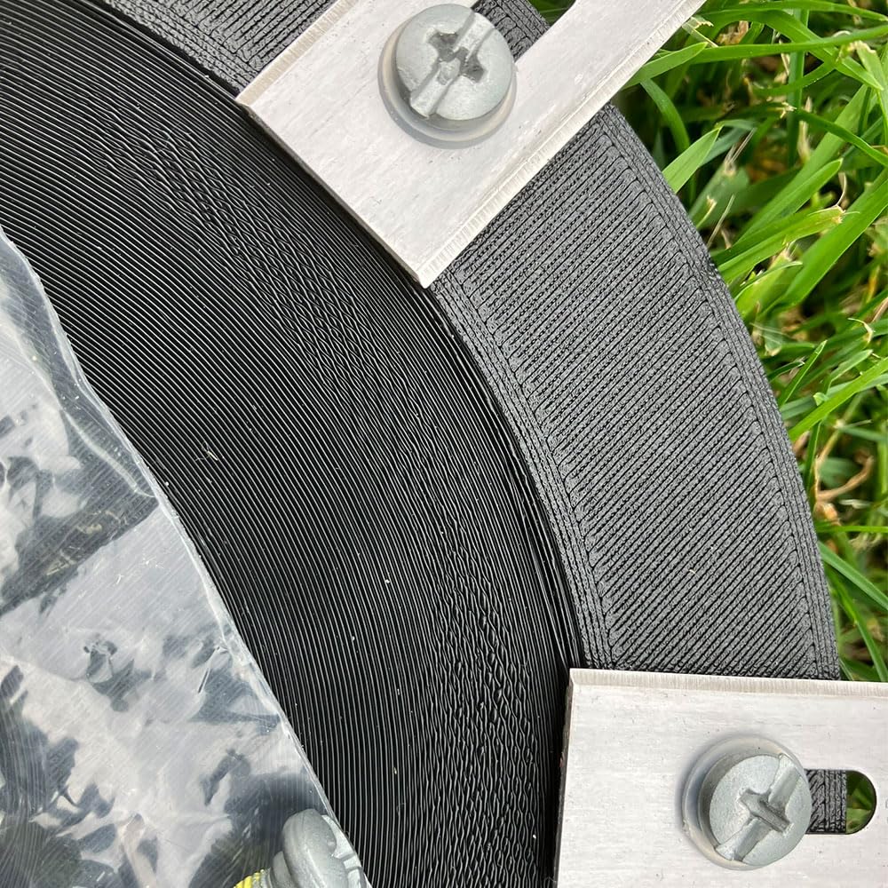 2 Pack Premium Knife Plates for 8 Blades Each - 172mm Diameter - Compatible with Luba 1 & LUBA 2 Turntables - Herrlan German-Made Quality - Perfect for Lawn Mower Blade Replacement & Maintenance