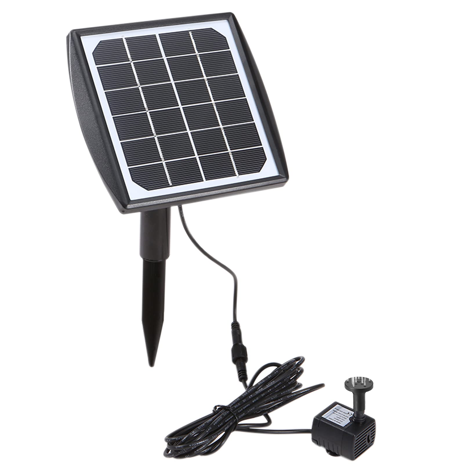 Solar Powered Fountain Pump with Adjustable Panel - Outdoor Water Pump for Birdbath, Fish Tank, Small Pond, Garden, Patio, Lawn & Pool | Perfect for DIY Water Features & Decorative Landscaping